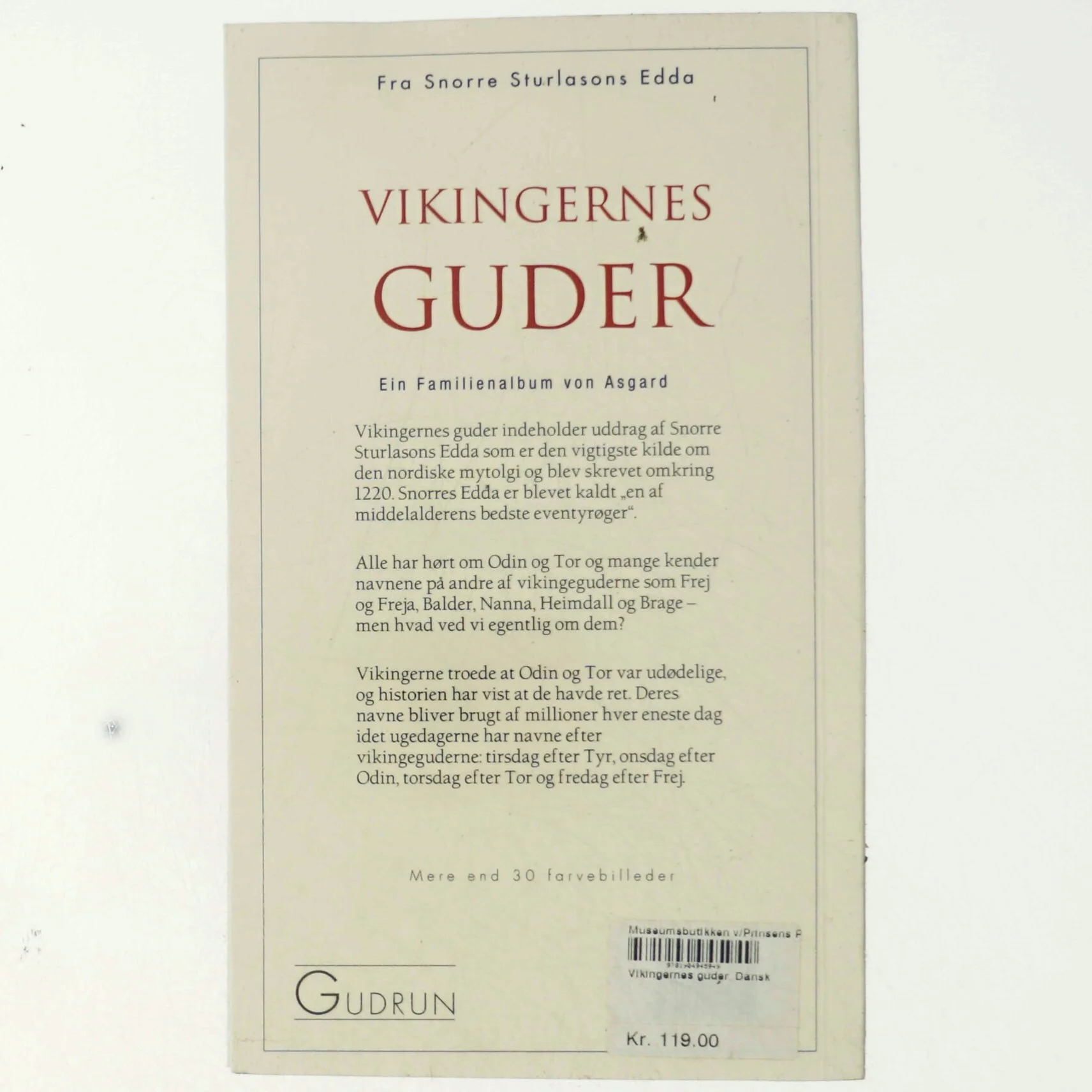 Vikingernes guder af Snorre Sturlason, Aldis Sigurðardóttir, Jon Thorisson, Lorenz Frölich (Bog)
