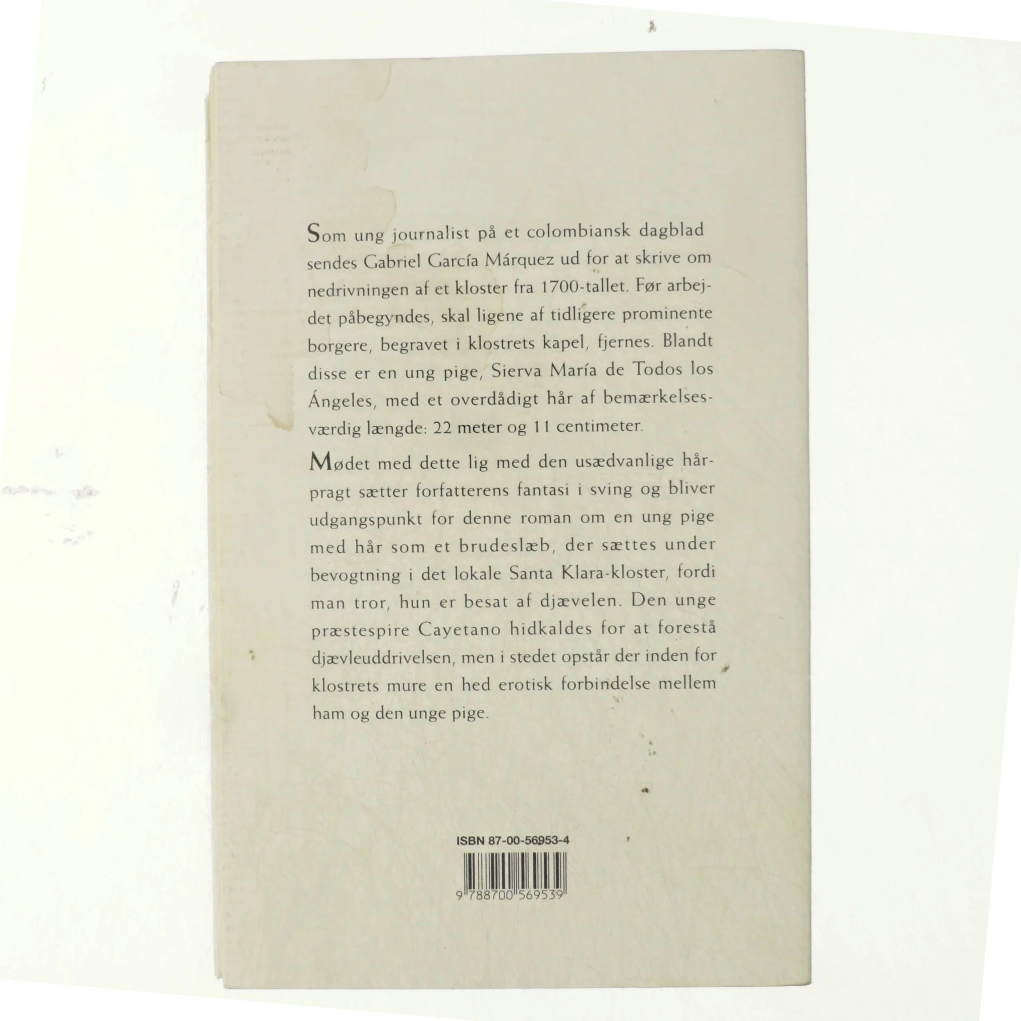 Om kærlighed og andre dæmoner af Gabriel García Márquez (Bog)