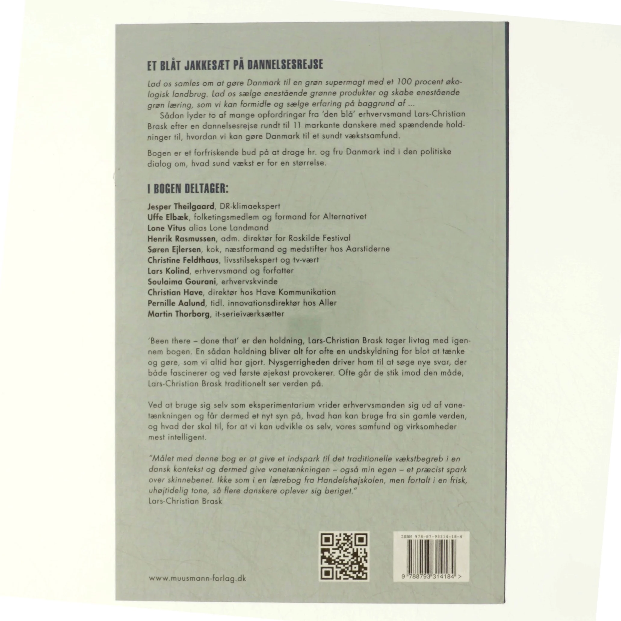 Vilje til forandring af Lars-Christian Brask (Bog)