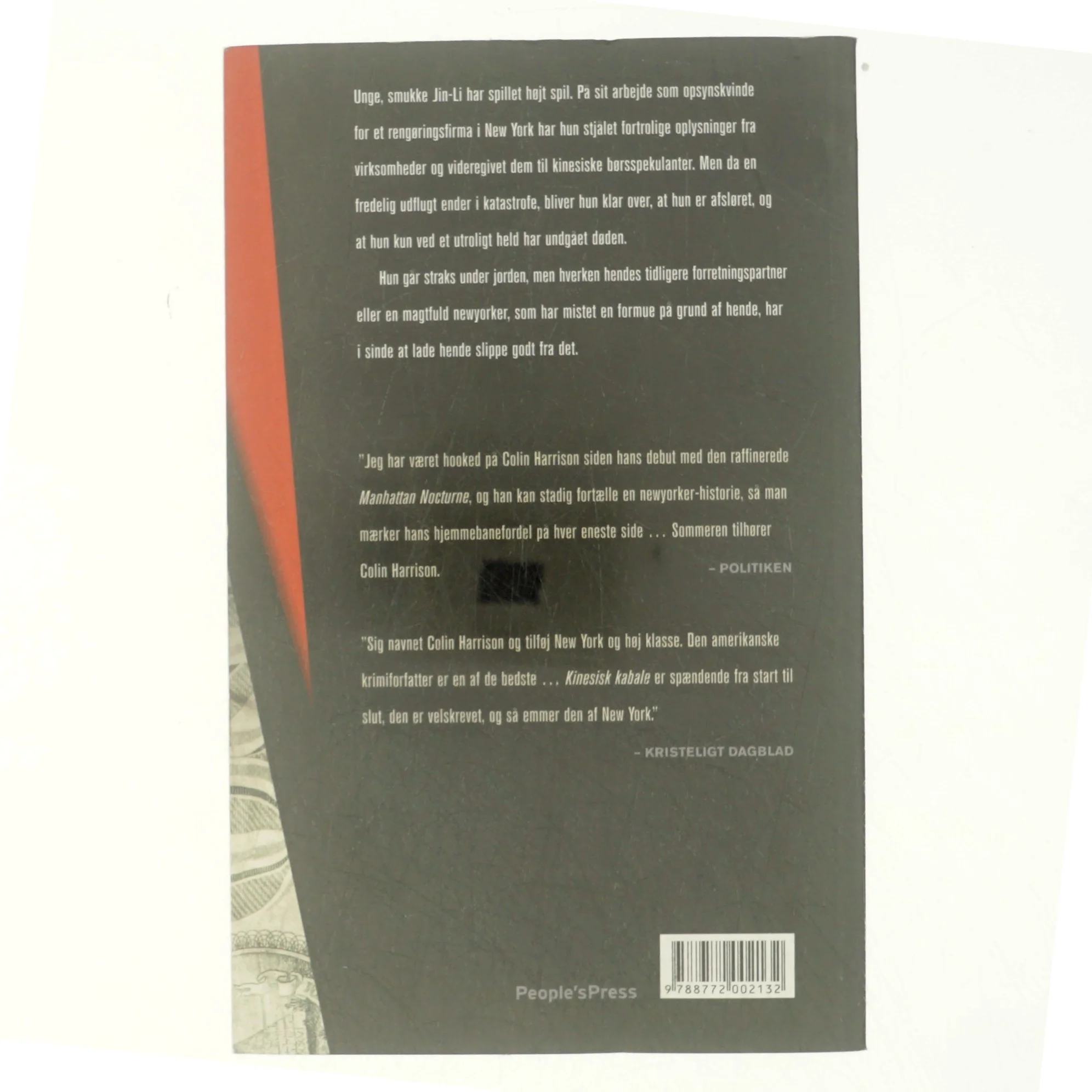 Kinesisk kabale : spændingsroman af Colin Harrison (f. 1960-11-27) (Bog)