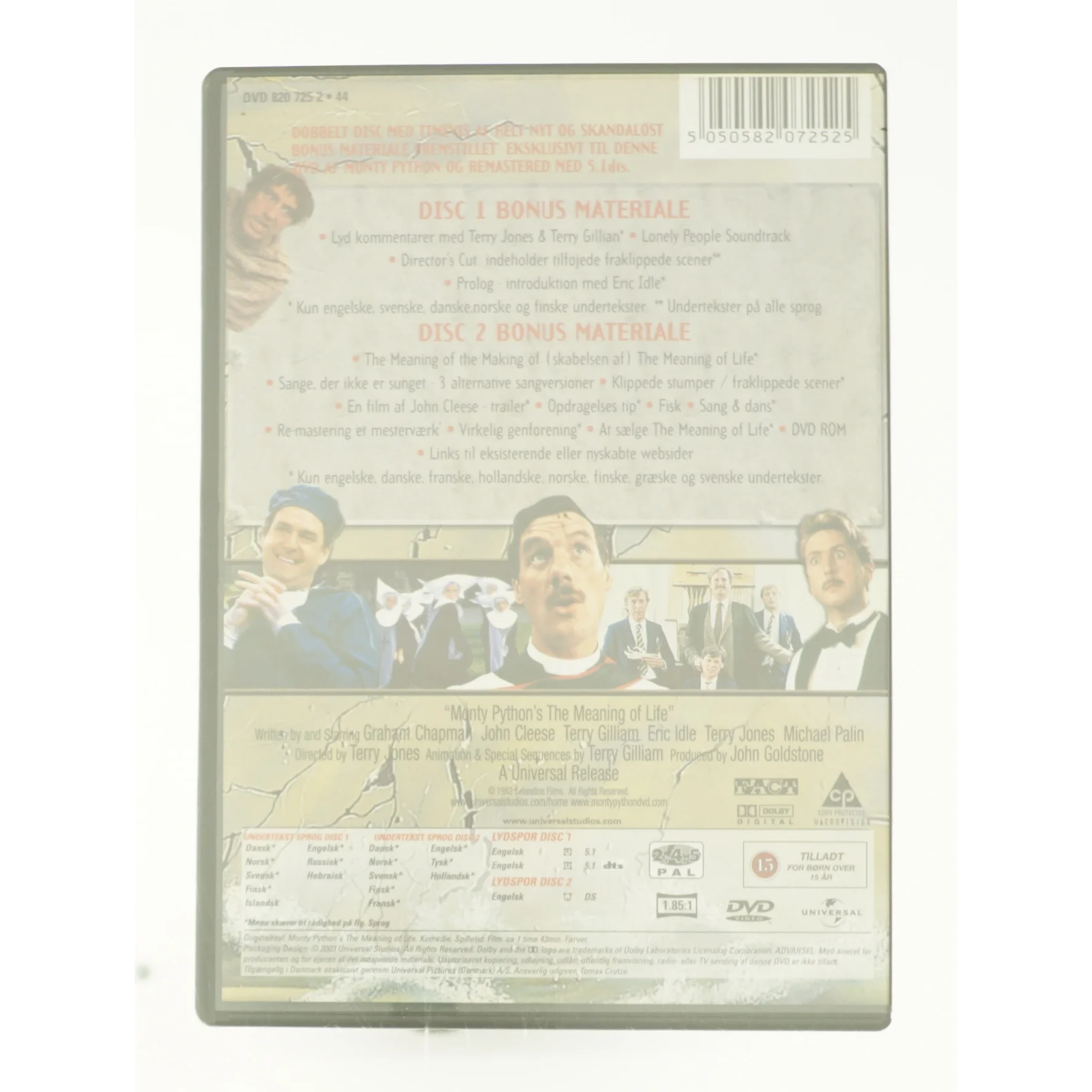 Monty Python's the Meaning fra DVD