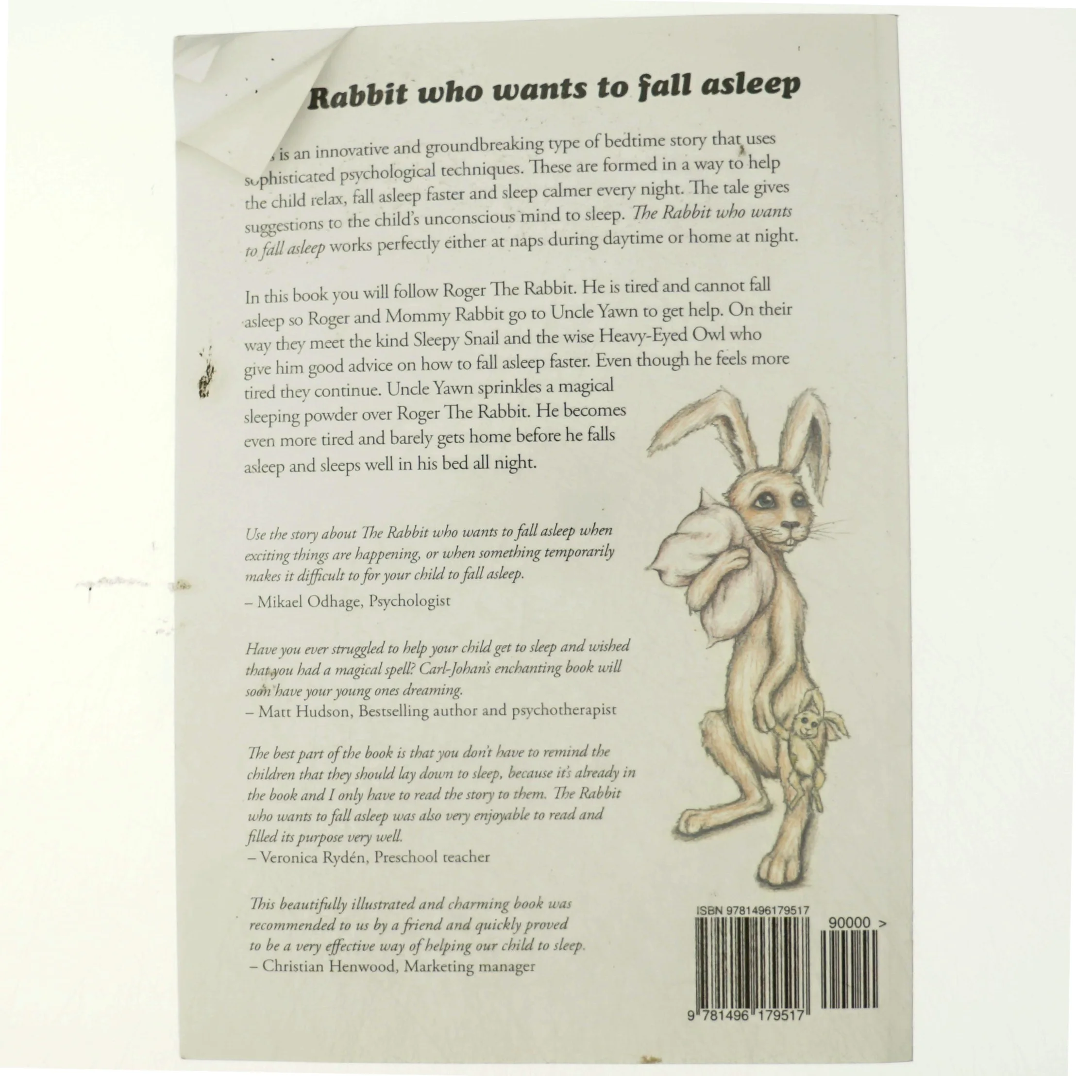 The rabbit who wants to fall asleep : a new way of getting children to sleep af Carl-Johan Forssén Ehrlin (Bog)