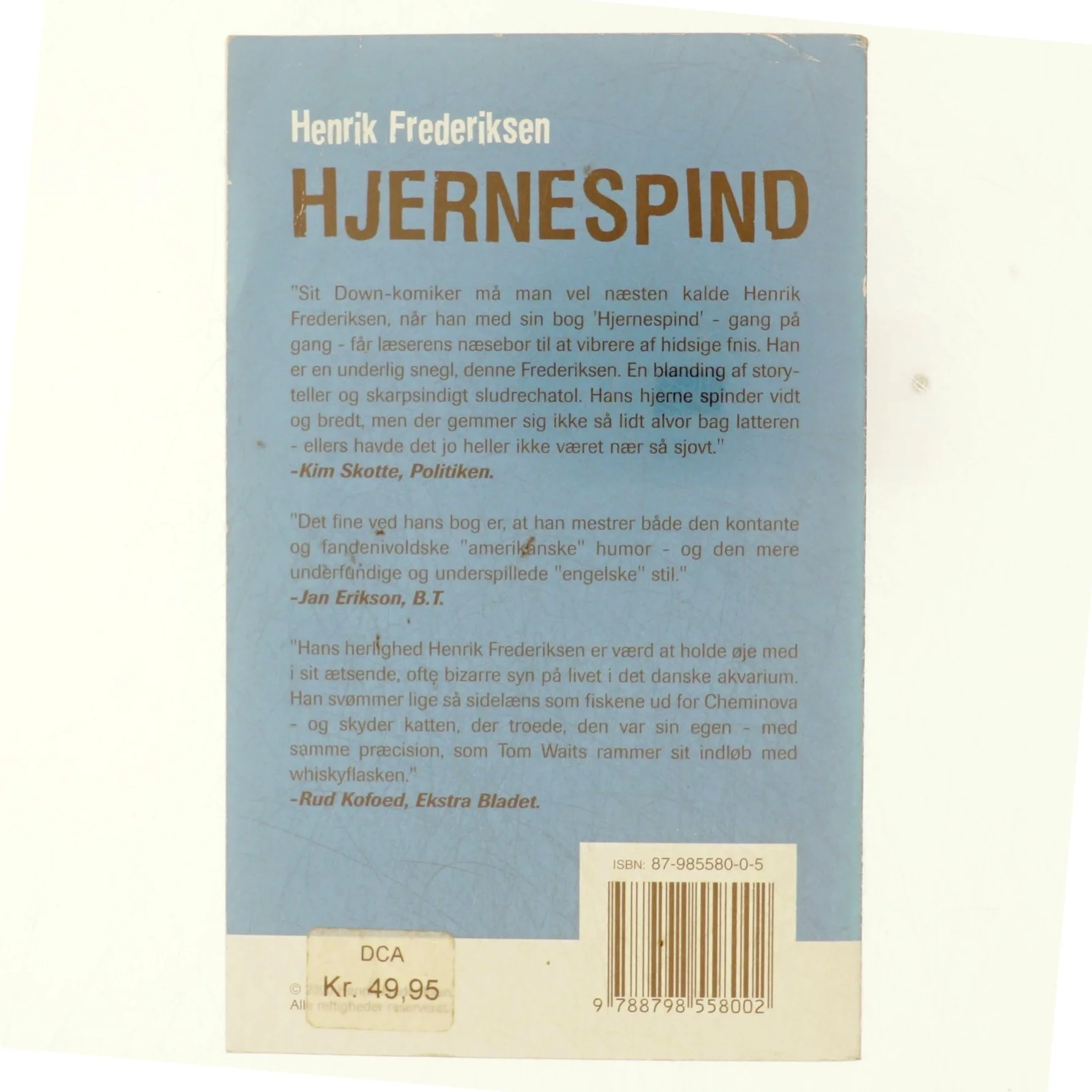 Hjernespind af Henrik Frederiksen (Bog)