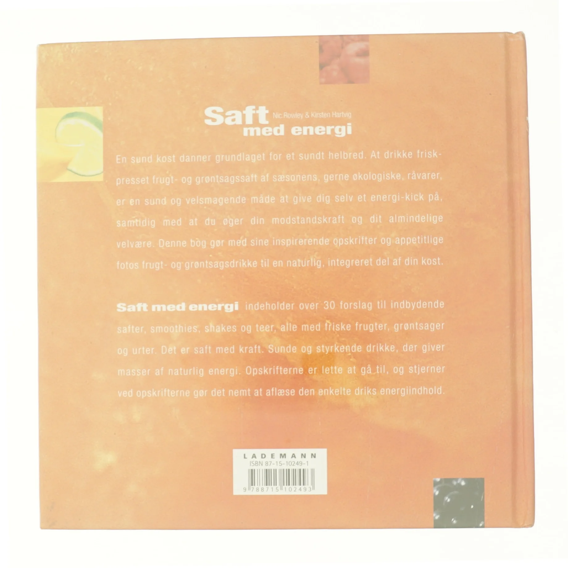 Saft med energi af Nic Rowley og Kirsten Hartvig fra Bog