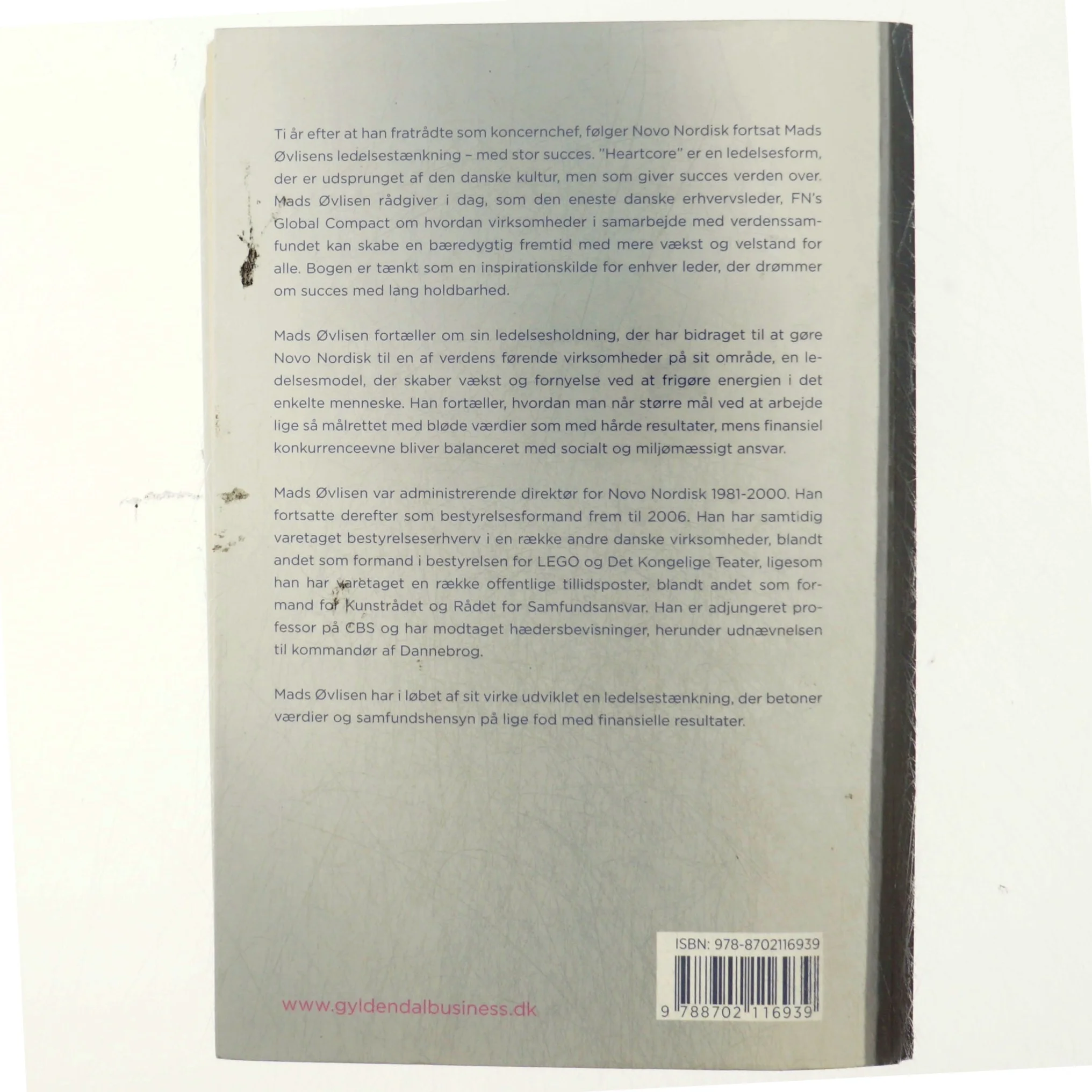 Heartcore : tanker om ledelse af Mads Øvlisen (Bog)