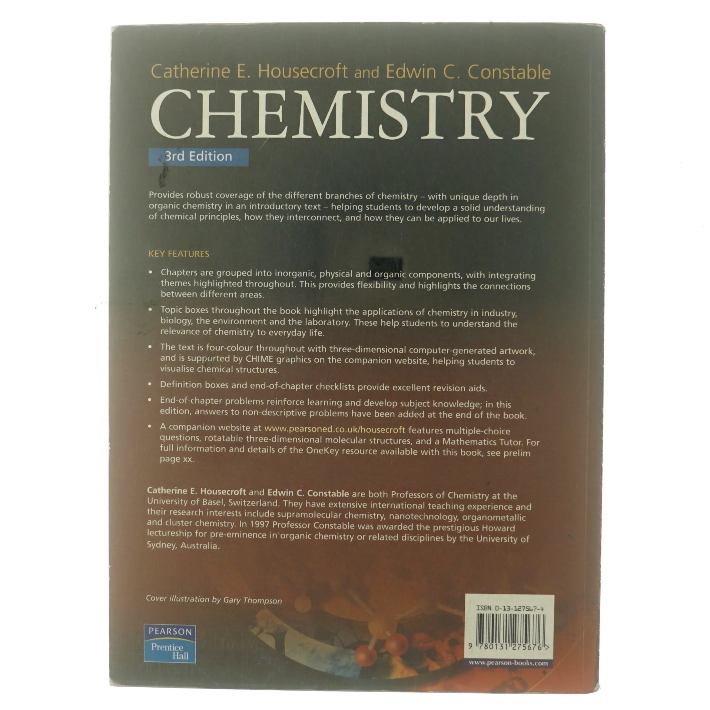 Chemistry : an introduction to organic, inorganic, and physical chemistry af Catherine E. Housecroft (Bog)