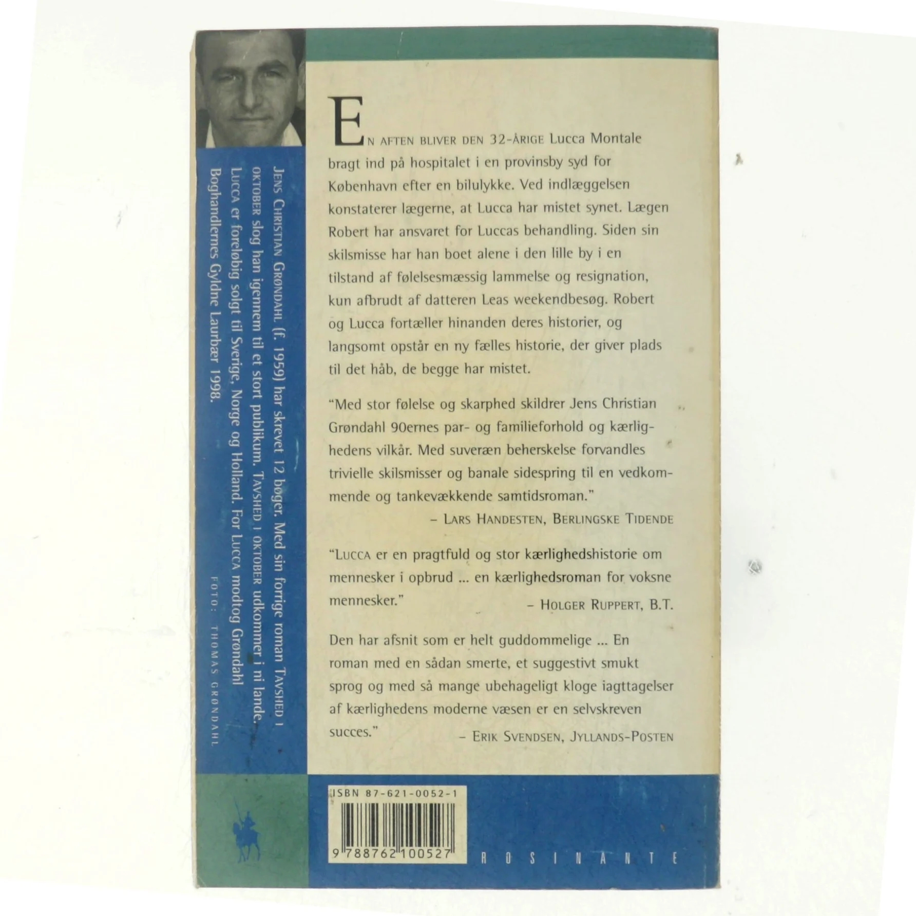 Lucca : roman af Jens Christian Grøndahl (Bog)