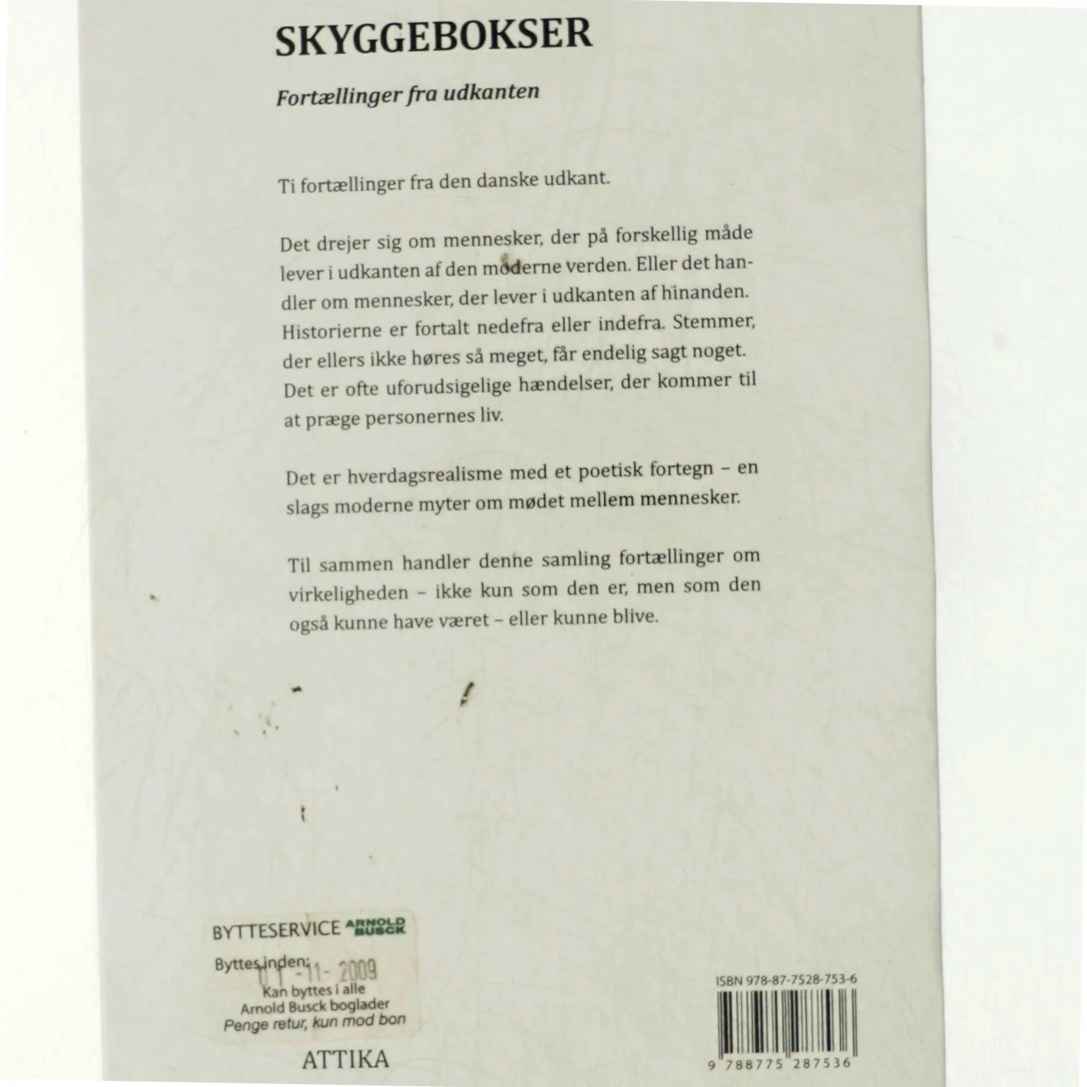 Skyggebokser : fortællinger fra udkanten af Jørgen Børglum Larsen (Bog)