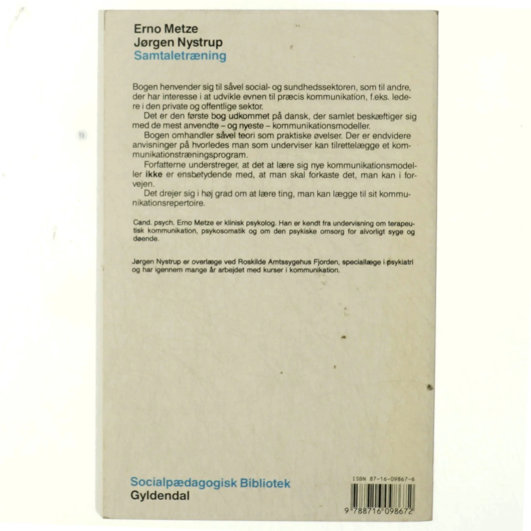 Samtaletræning : håndbog i præcis kommunikation (Bog)