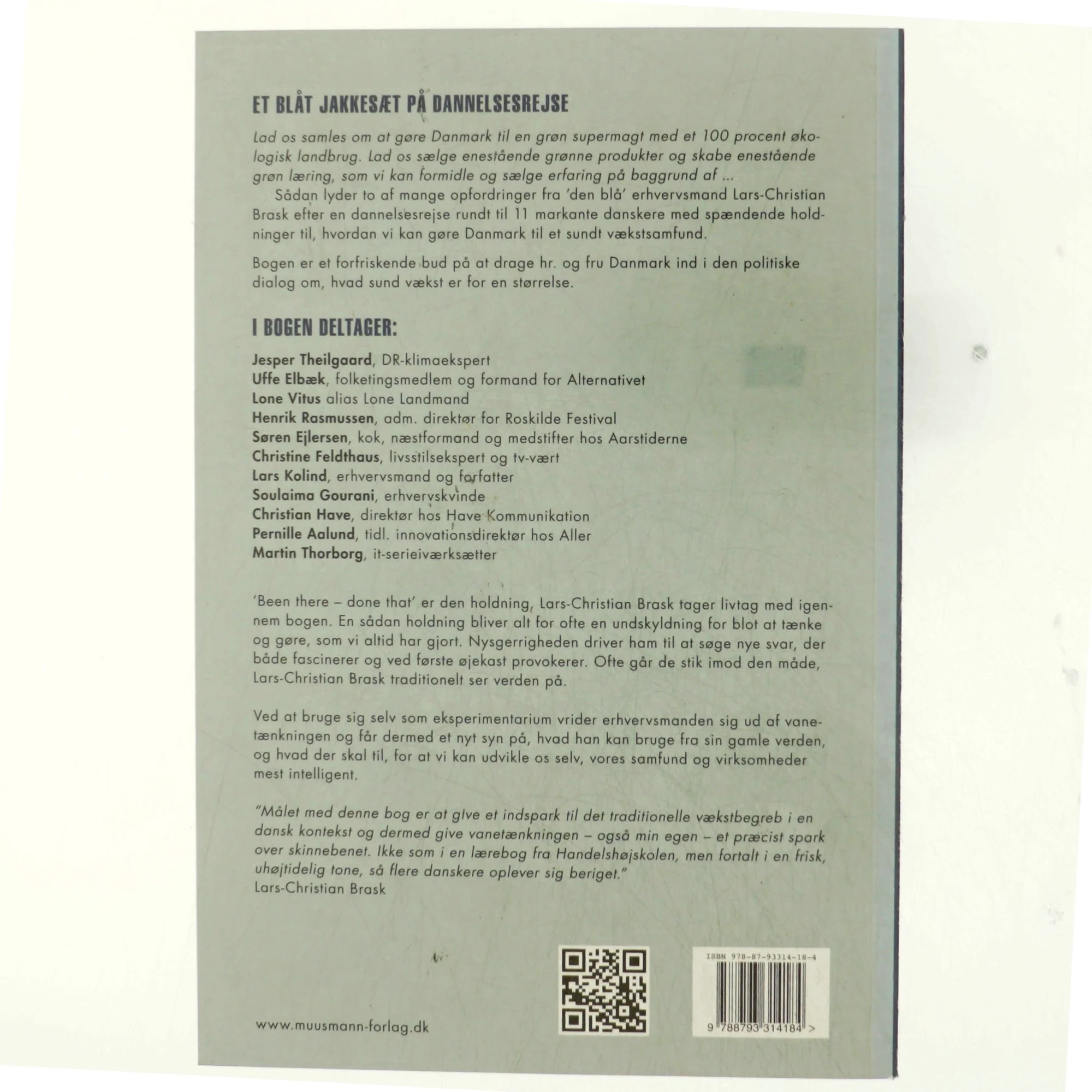 Vilje til forandring af Lars-Christian Brask (Bog)