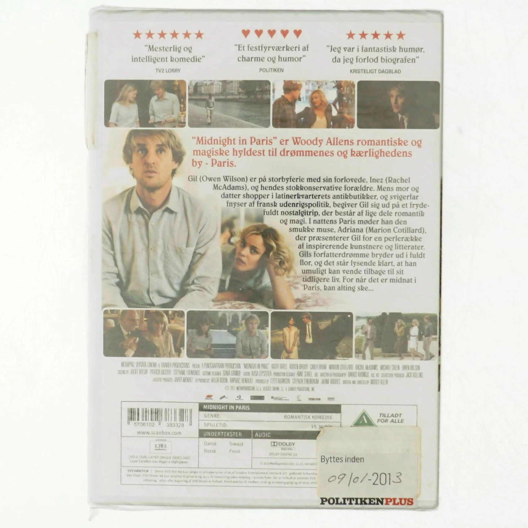 Midnight In Paris (Bog)