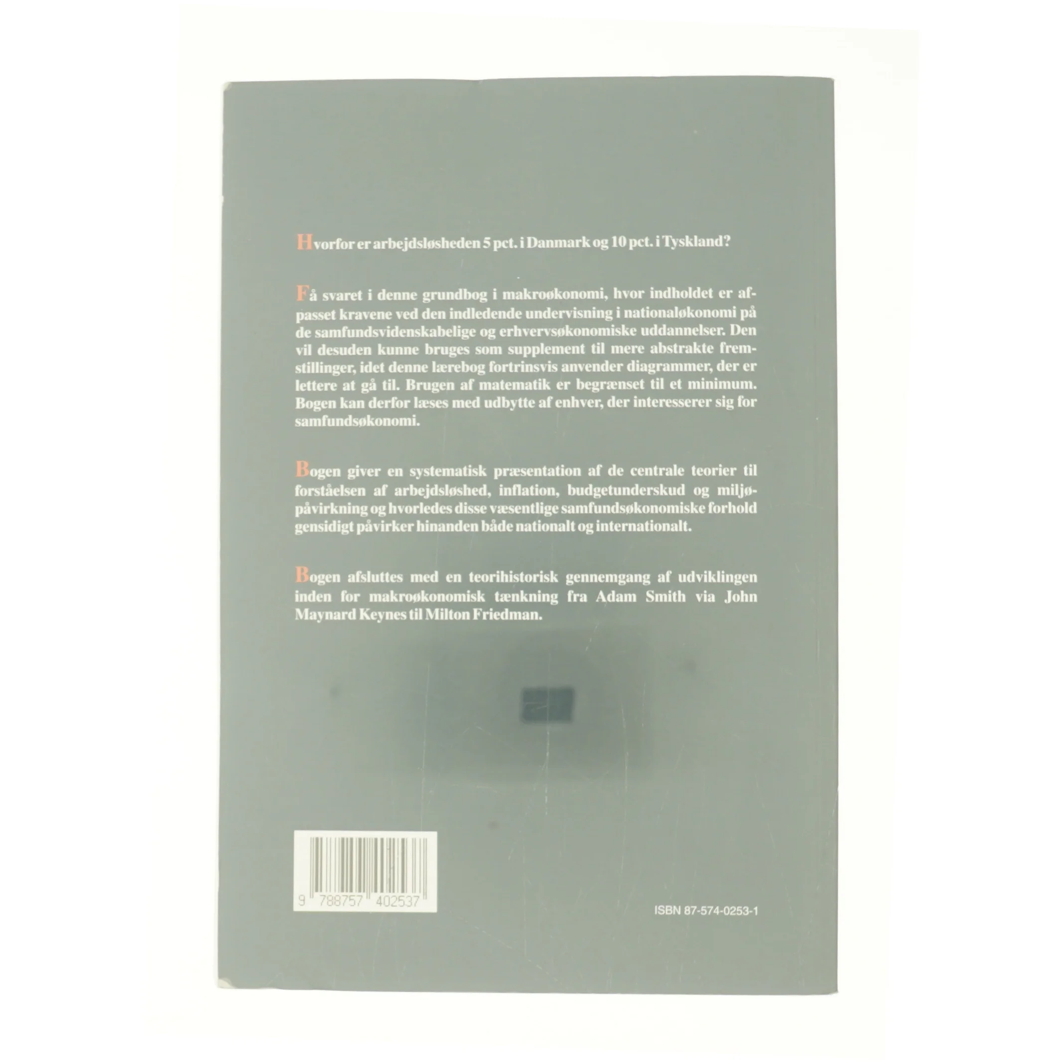 Introduktion til makroøkonomisk teori af Jesper Jespersen (Bog)