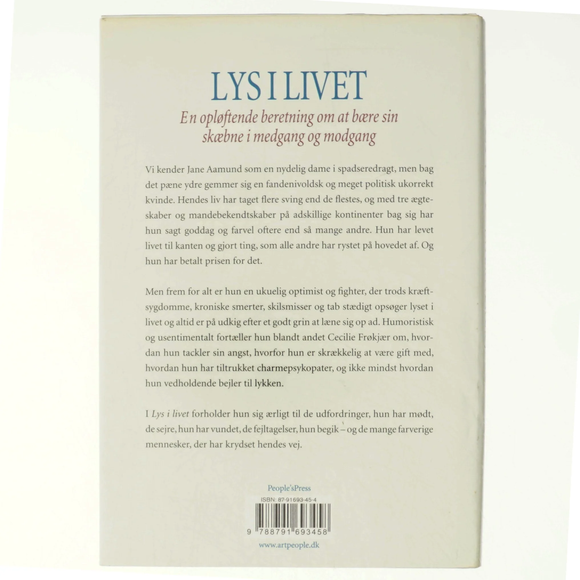 Lys i livet af Jane Aamund og Cecilie Frøkjær