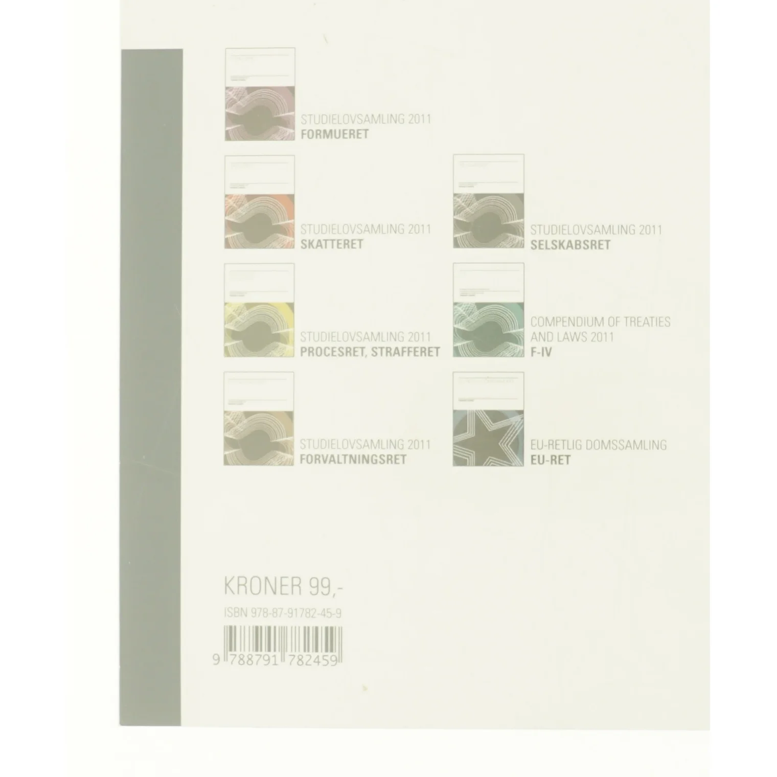 Studielovsamling. Årgang 2011 (Bog)