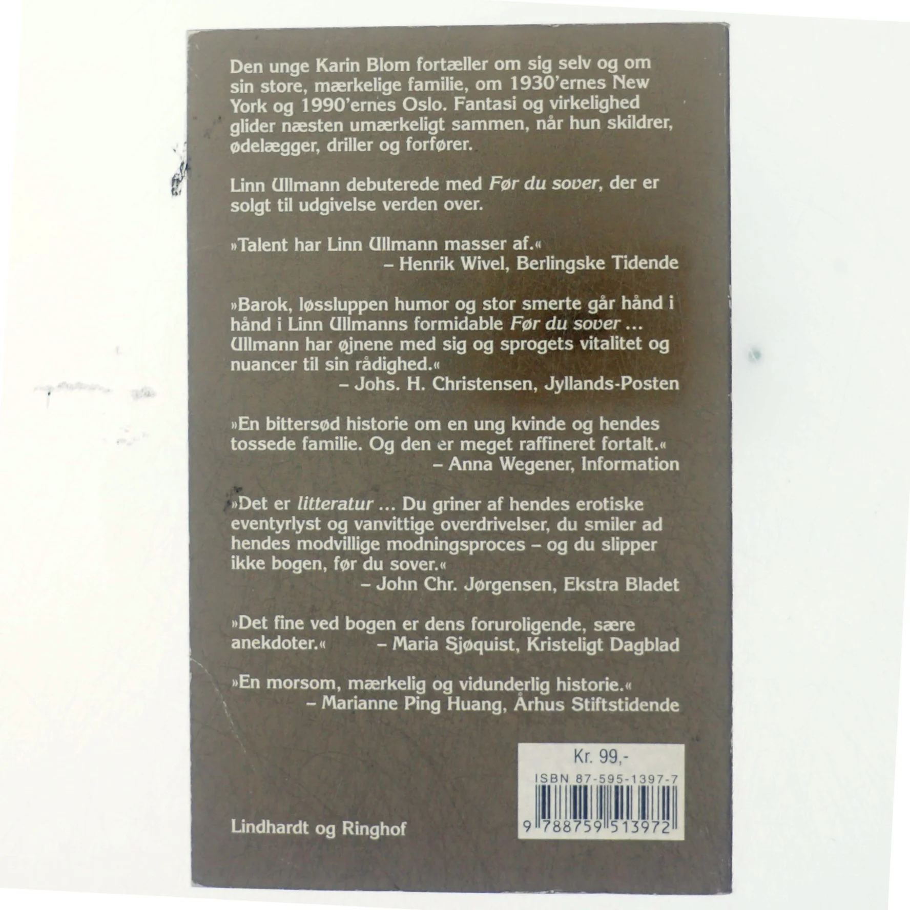 Før du sover af Linn Ullmann (Bog)