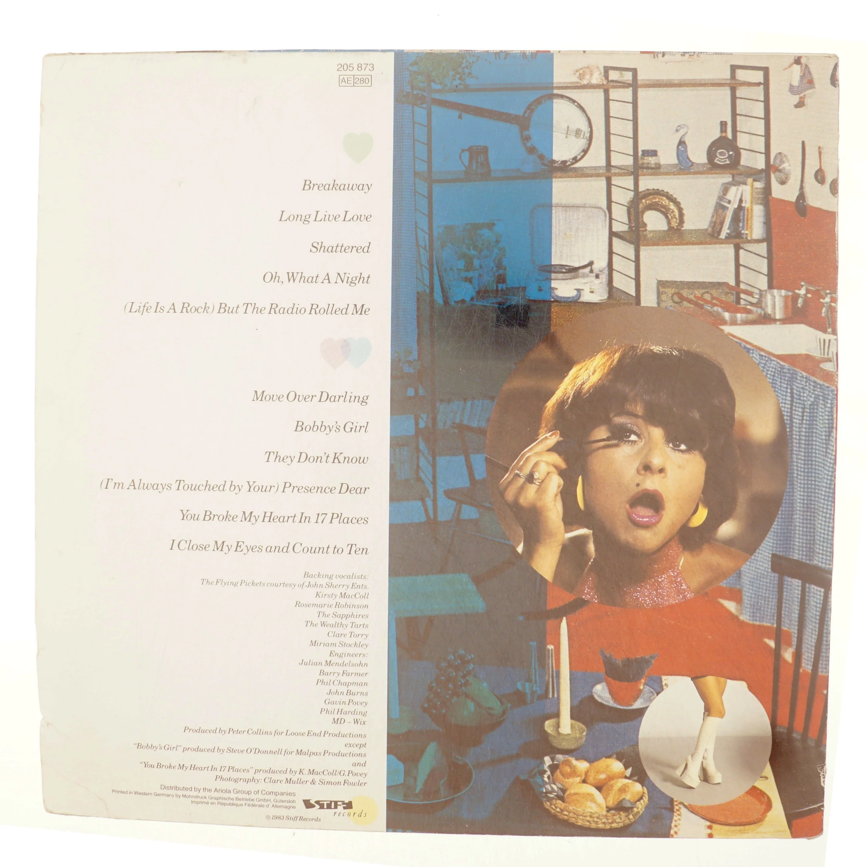 Tracey Ullman, You broke my heart in 17 places