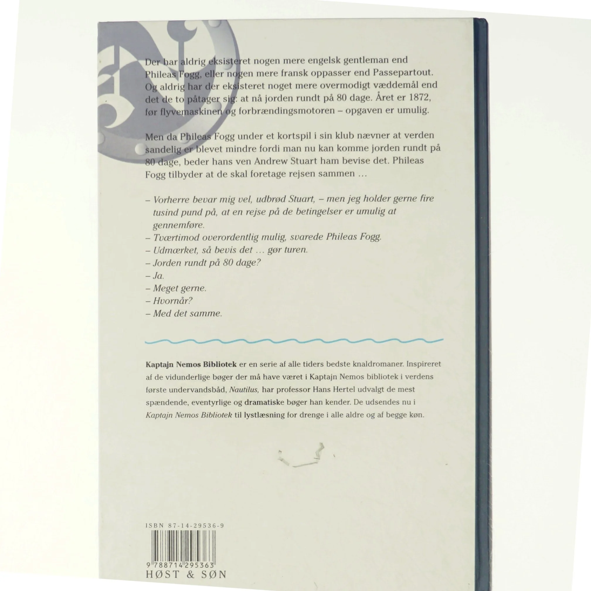 Jorden rundt i 80 dage af Jules Verne (Bog)