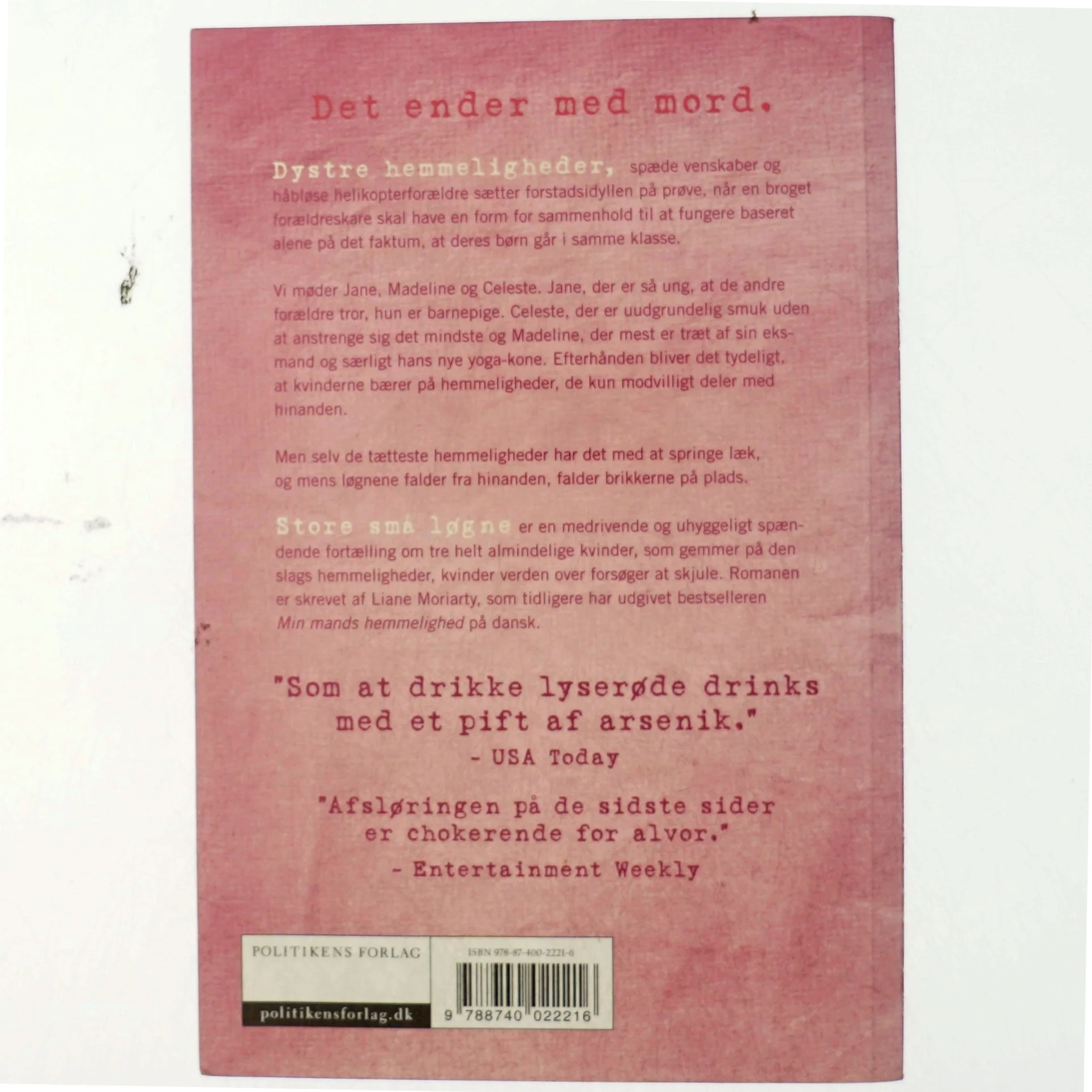 Store små løgne : roman af Liane Moriarty (Bog)