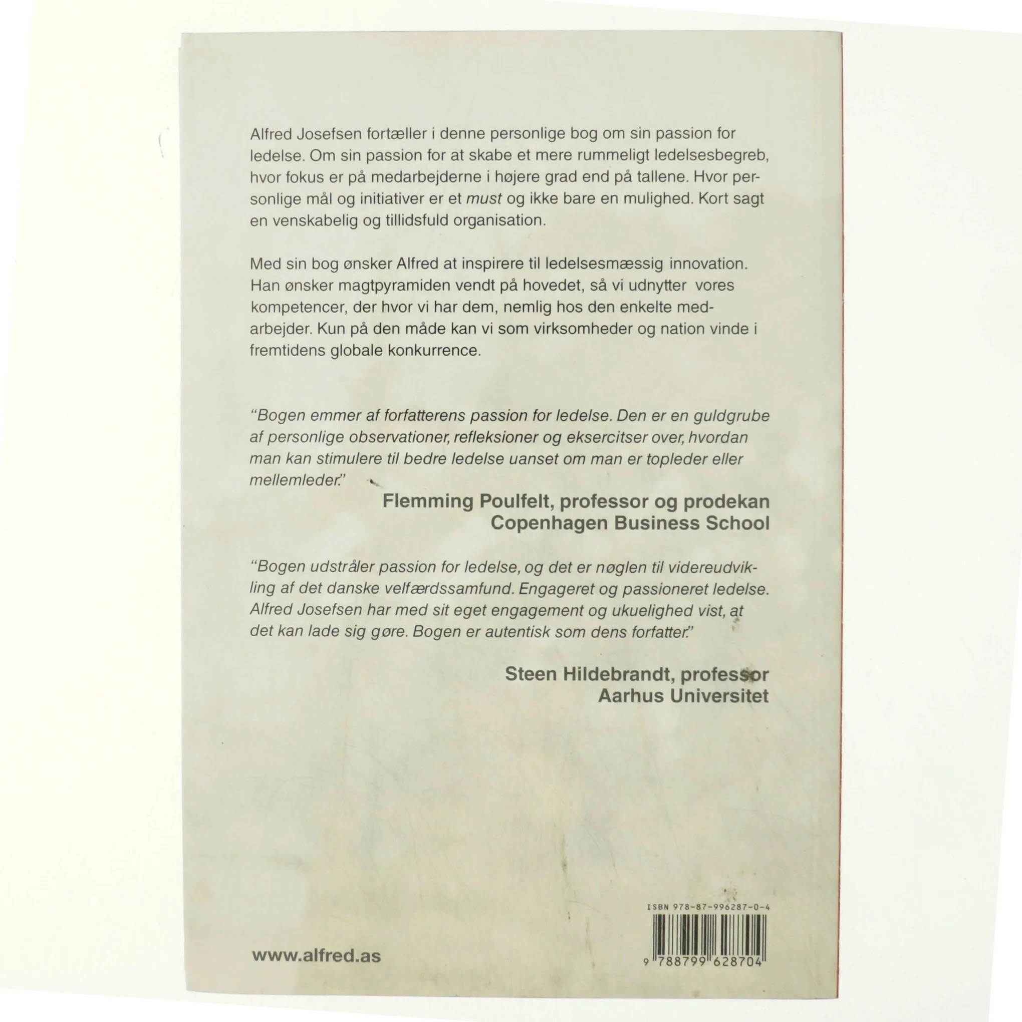 Min passion for ledelse af Alfred Josefsen (Bog)