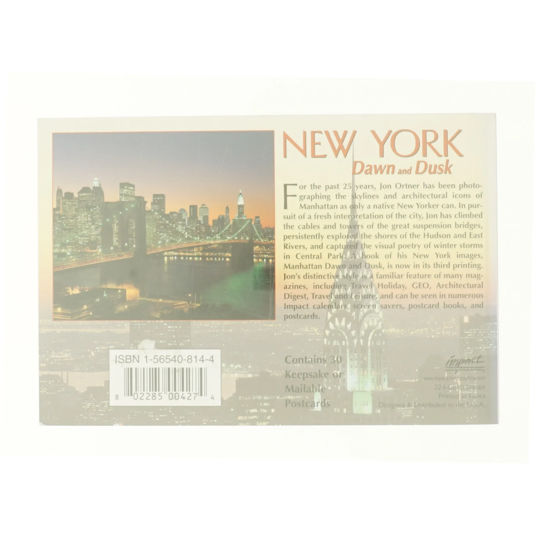 New York Dawn and Dusk (bog)