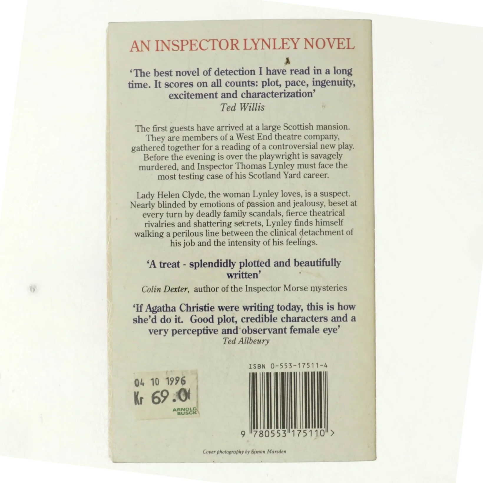 Payment in blood (381 sider) af Elizabeth George (Bog)