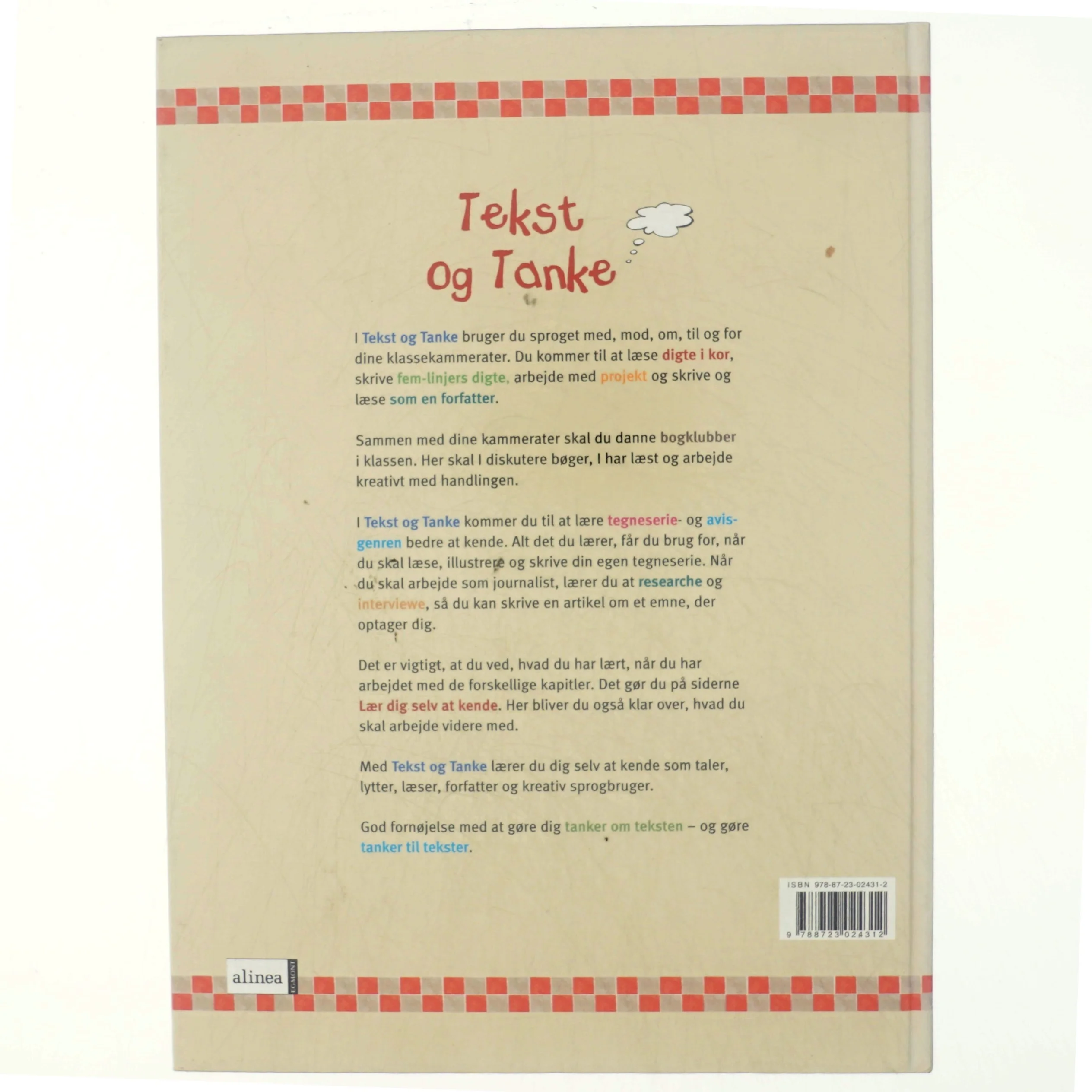 Tekst og tanke - 5. klasse (Bog)