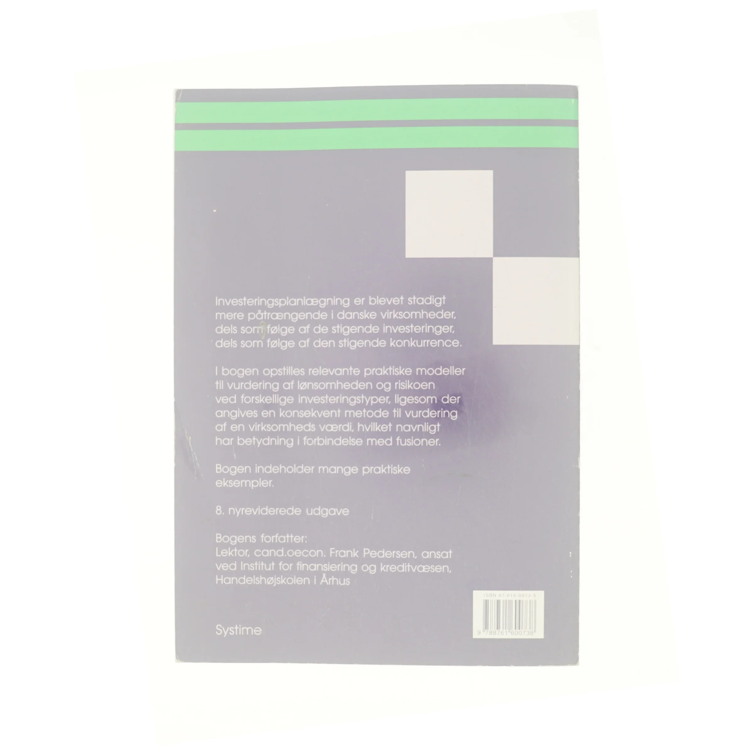 Investeringsplanlægning af Frank Pedersen (f. 1947) (Bog)