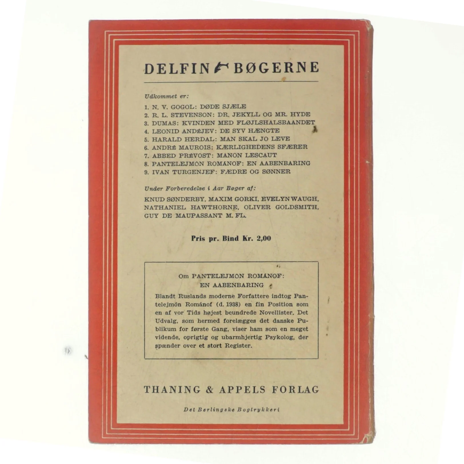 En åbenbaring, Pantelejmon Romanof