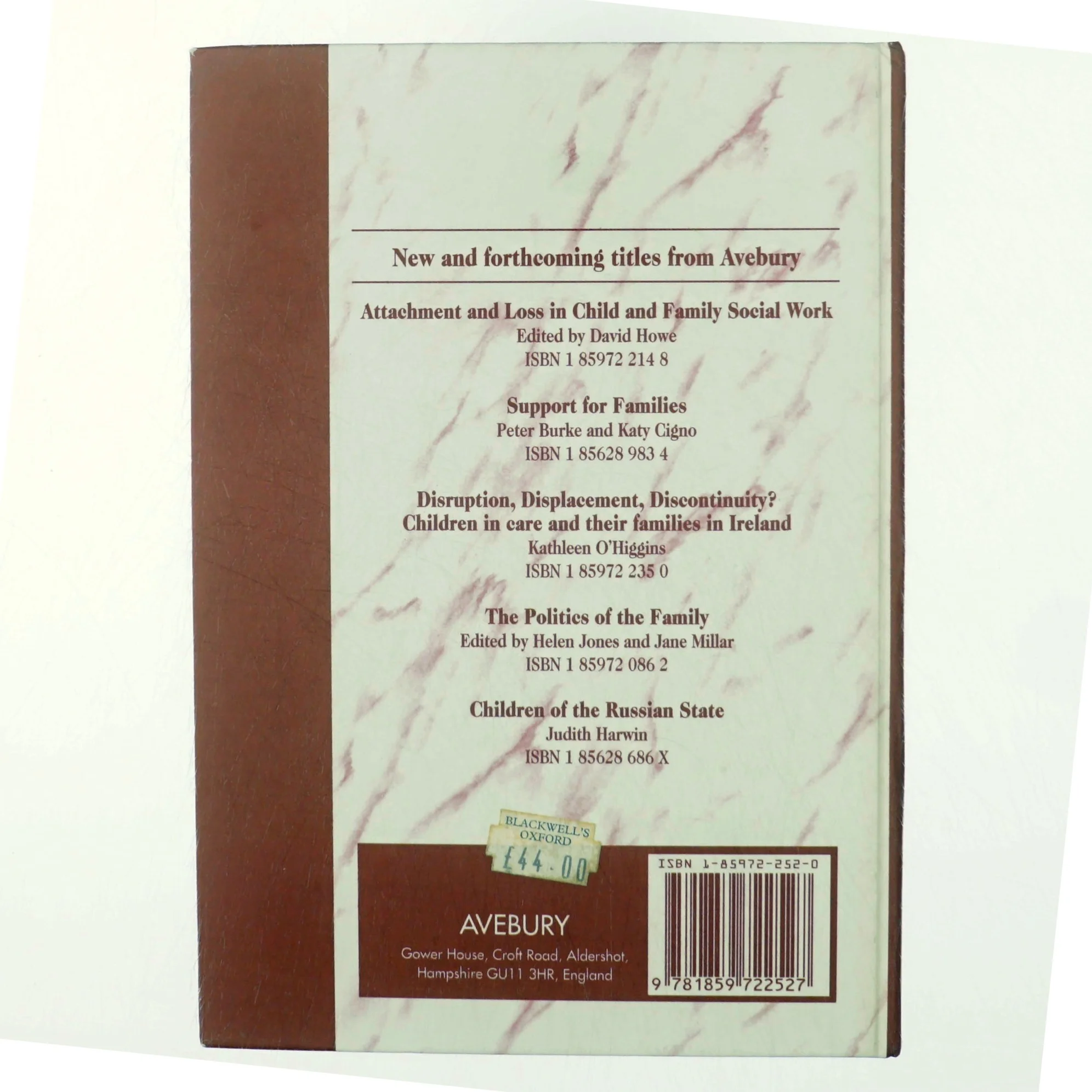 Children in long-term foster care : emotional and social development (Bog)
