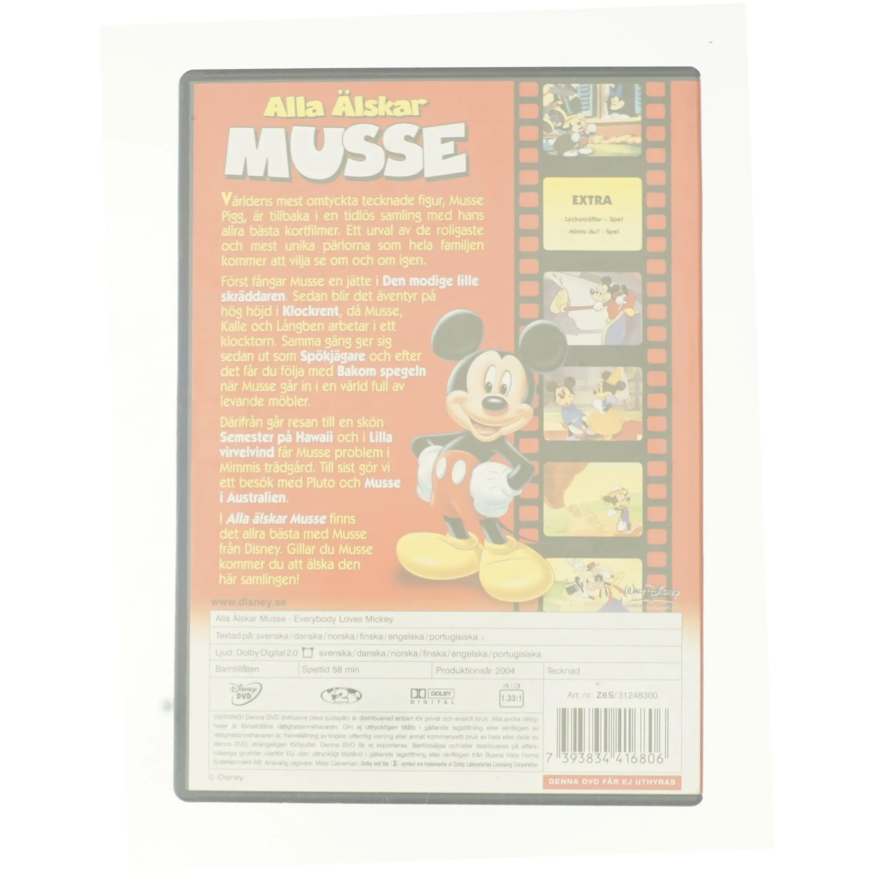 Alla älsker Musse fra DVD