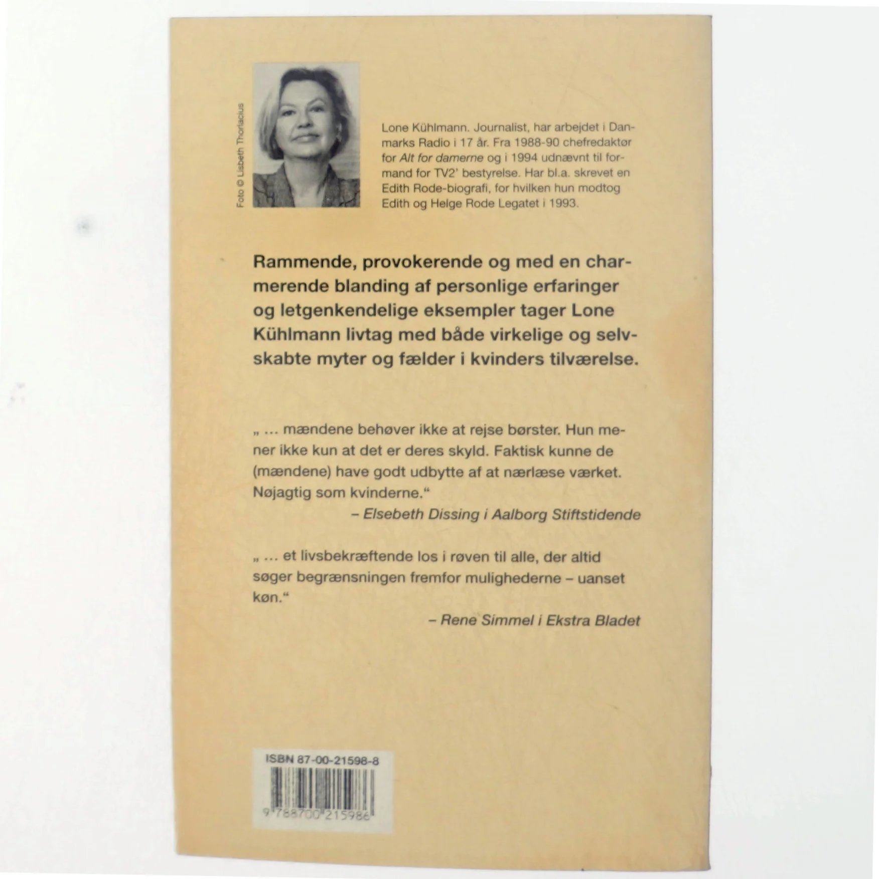 Lev selv : en bog for tidens kvinder af Lone Kühlmann (Bog)