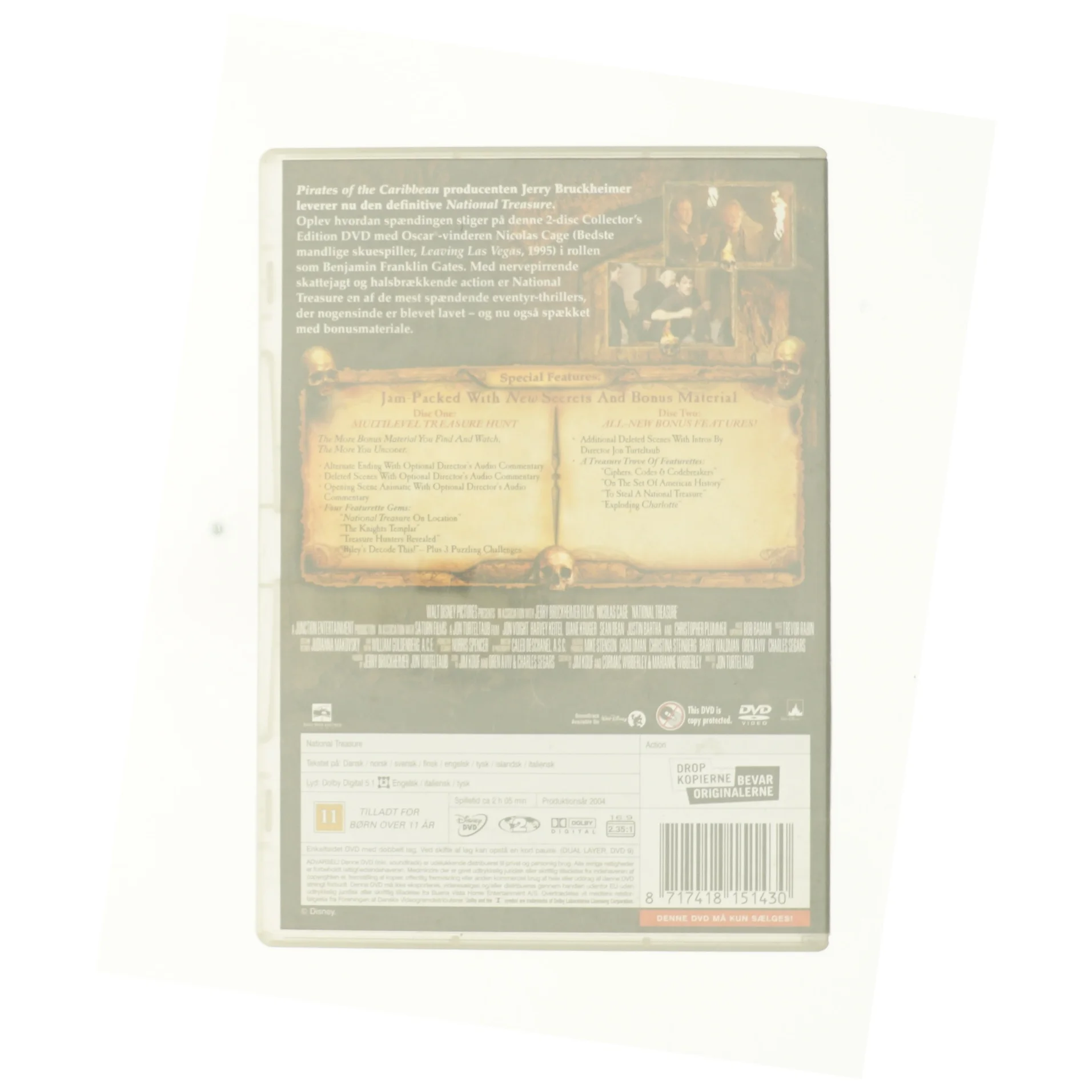 National Treasure 1 - Collector's Edition fra DVD