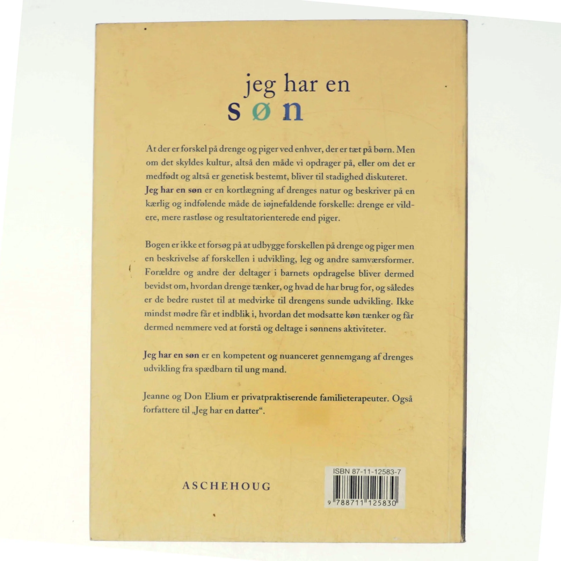 Jeg har en søn (Bog)