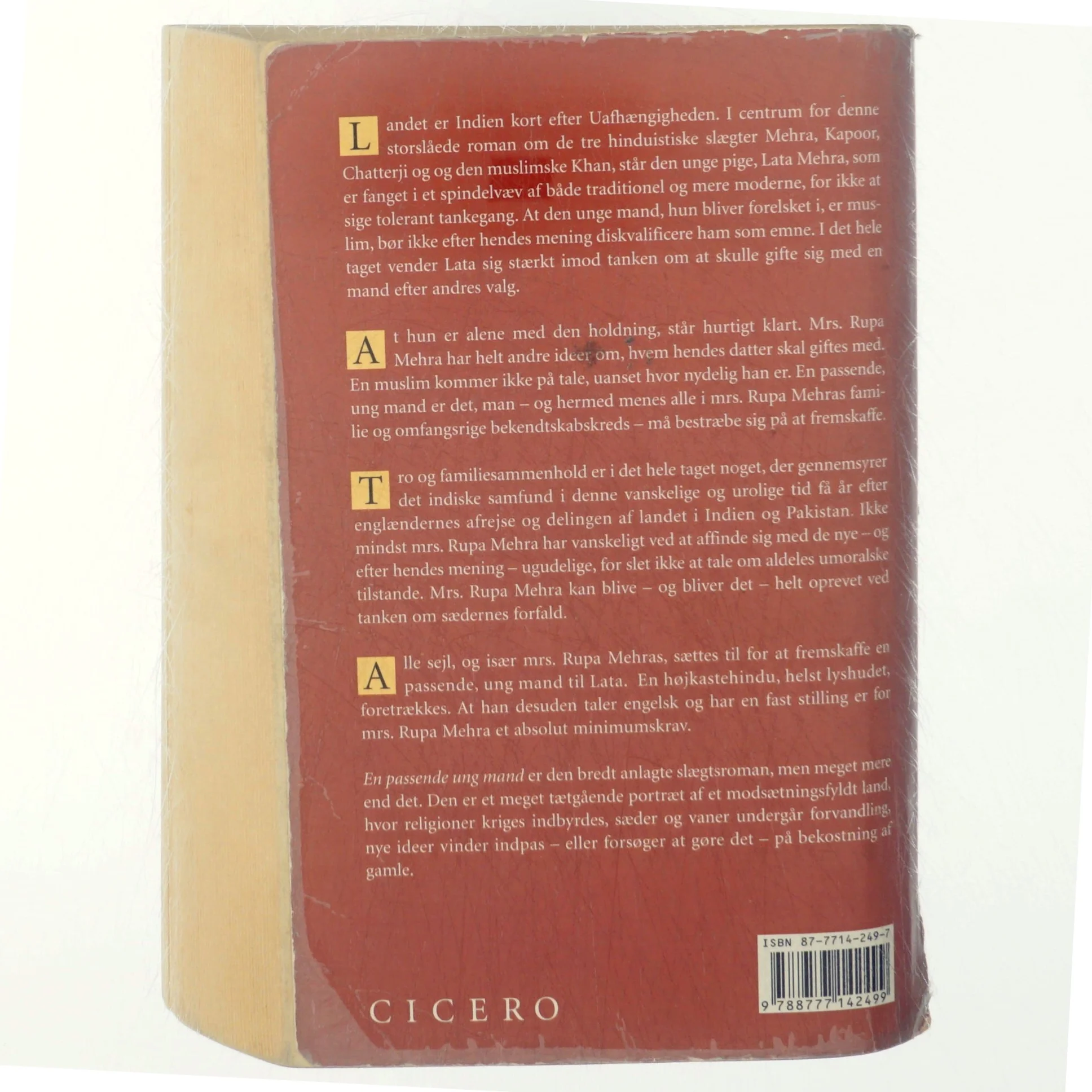 En passende ung mand af Vikram Seth (Bog)