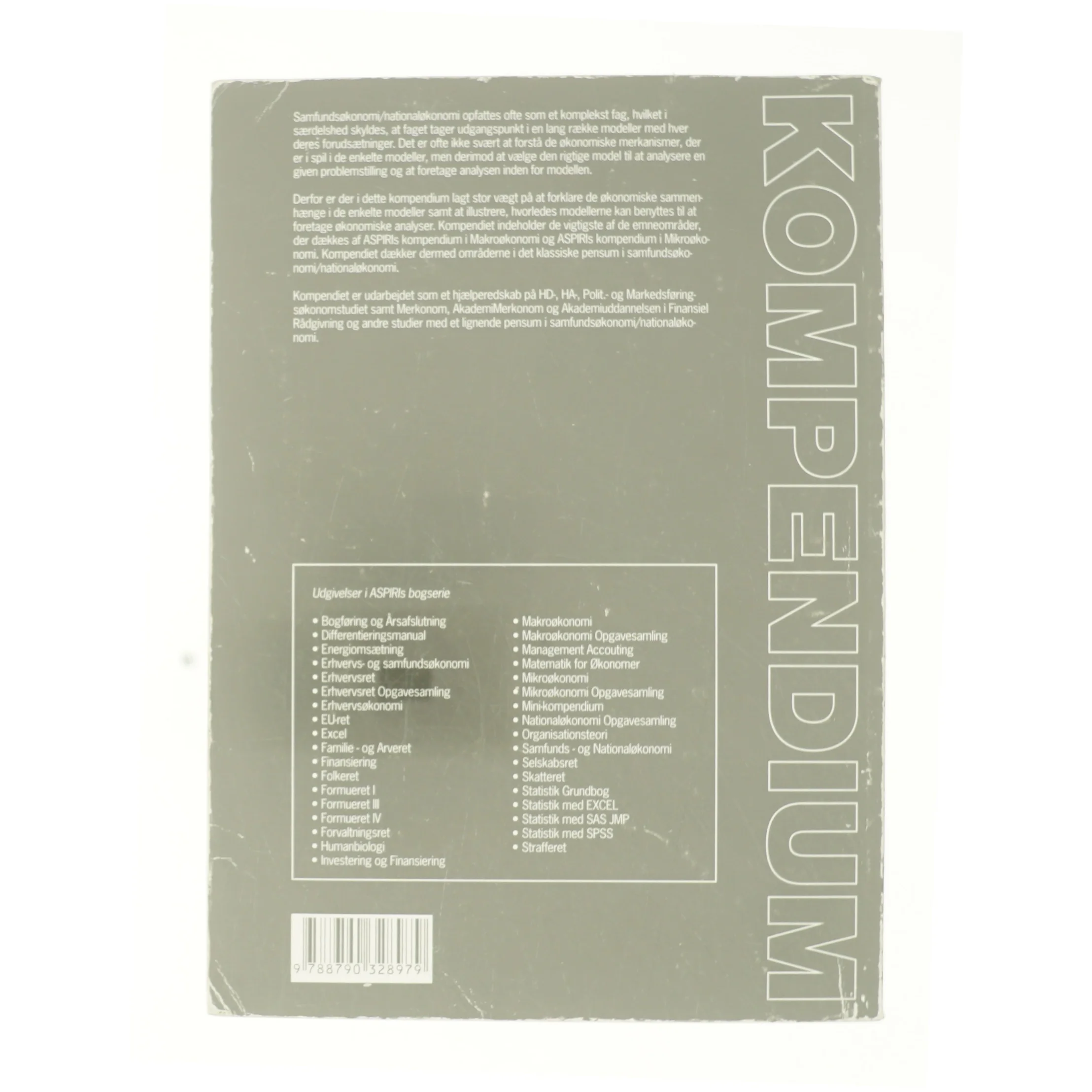 Samfunds- og nationaløkonomi  fra Bog