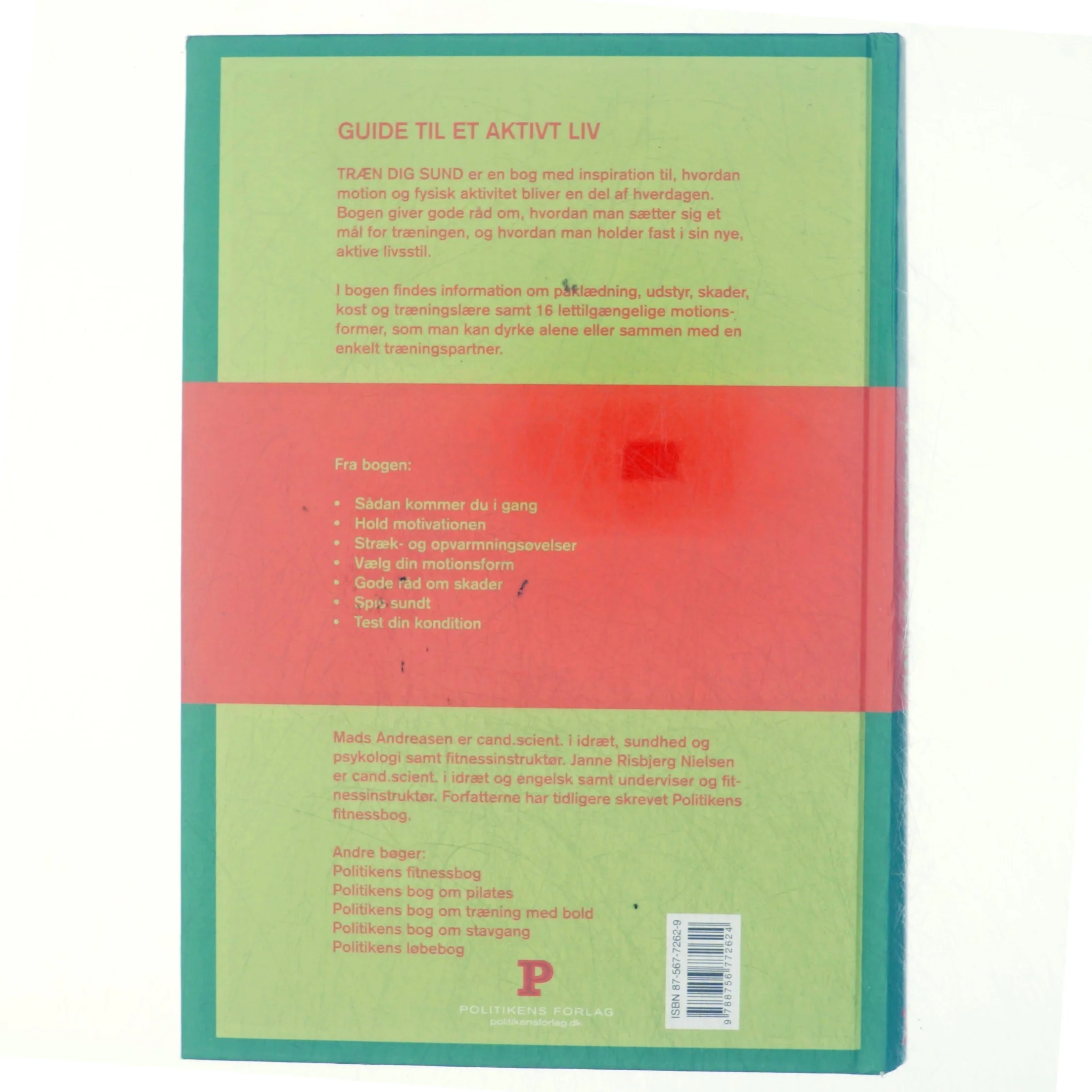 Træn dig sund af Mads Andreasen og Janne Riisbjerg Nielsen (Bog)