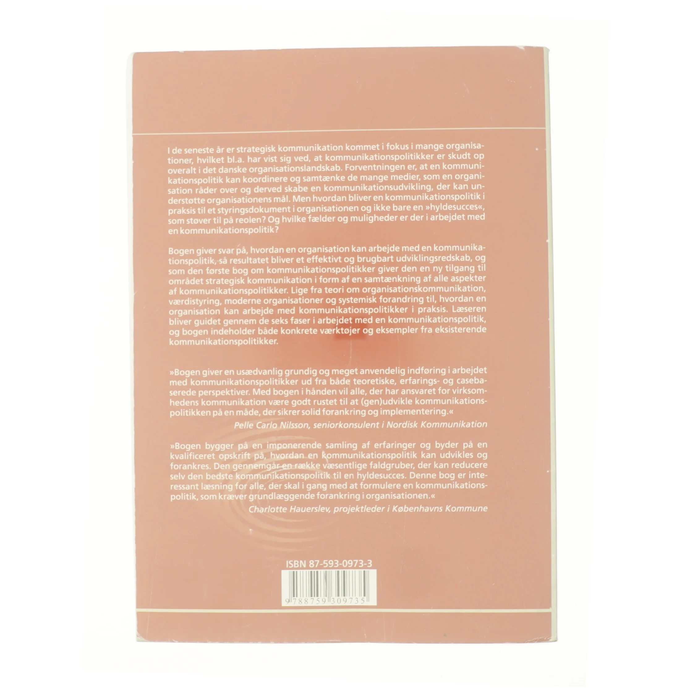 Kommunikationspolitikker (Bog)