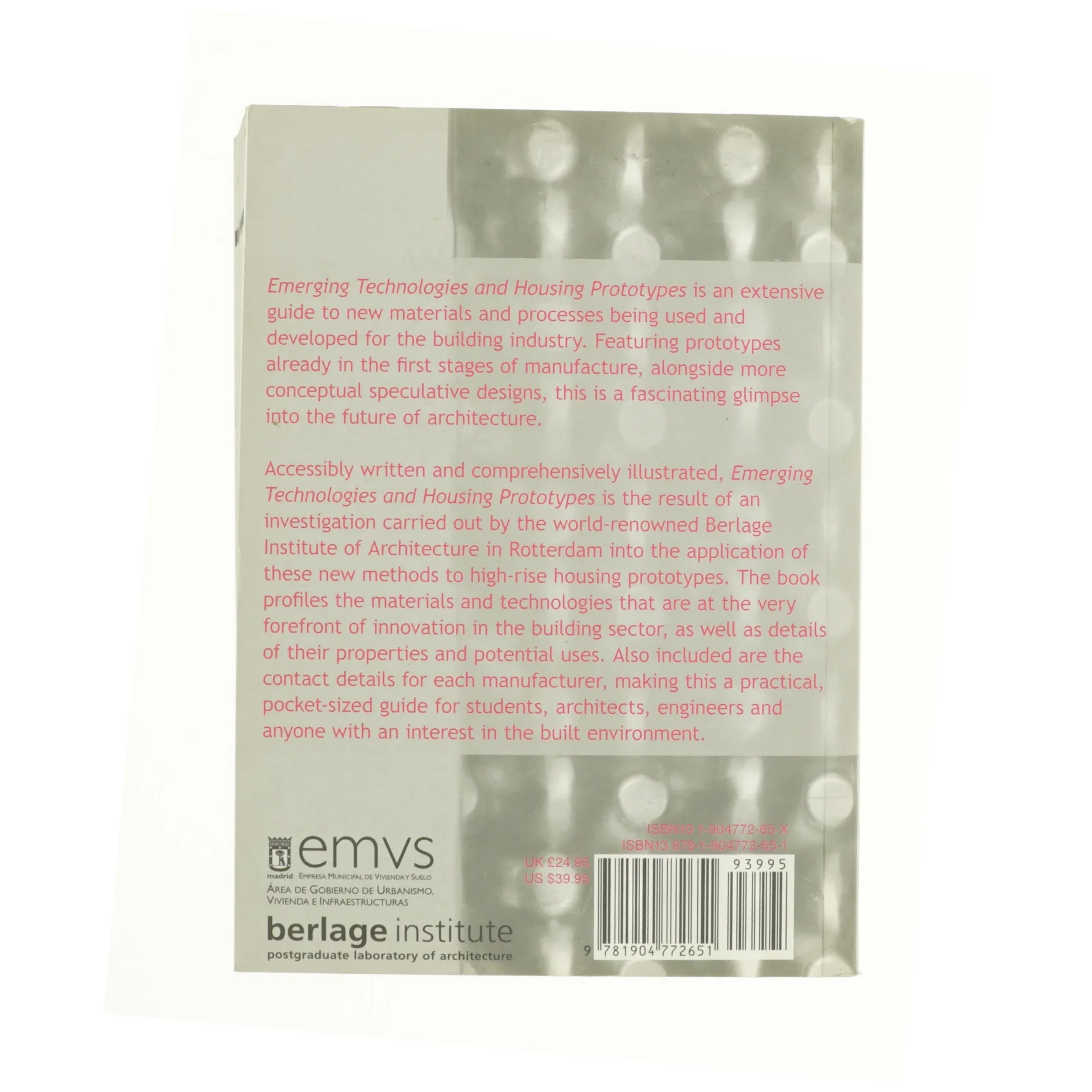 Emerging Technologies and Housing Prototypes (Bog)