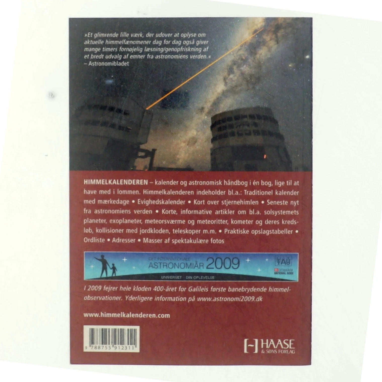 Himmelkalenderen 2009 : astronomisk håndbog og almanak (Bog)