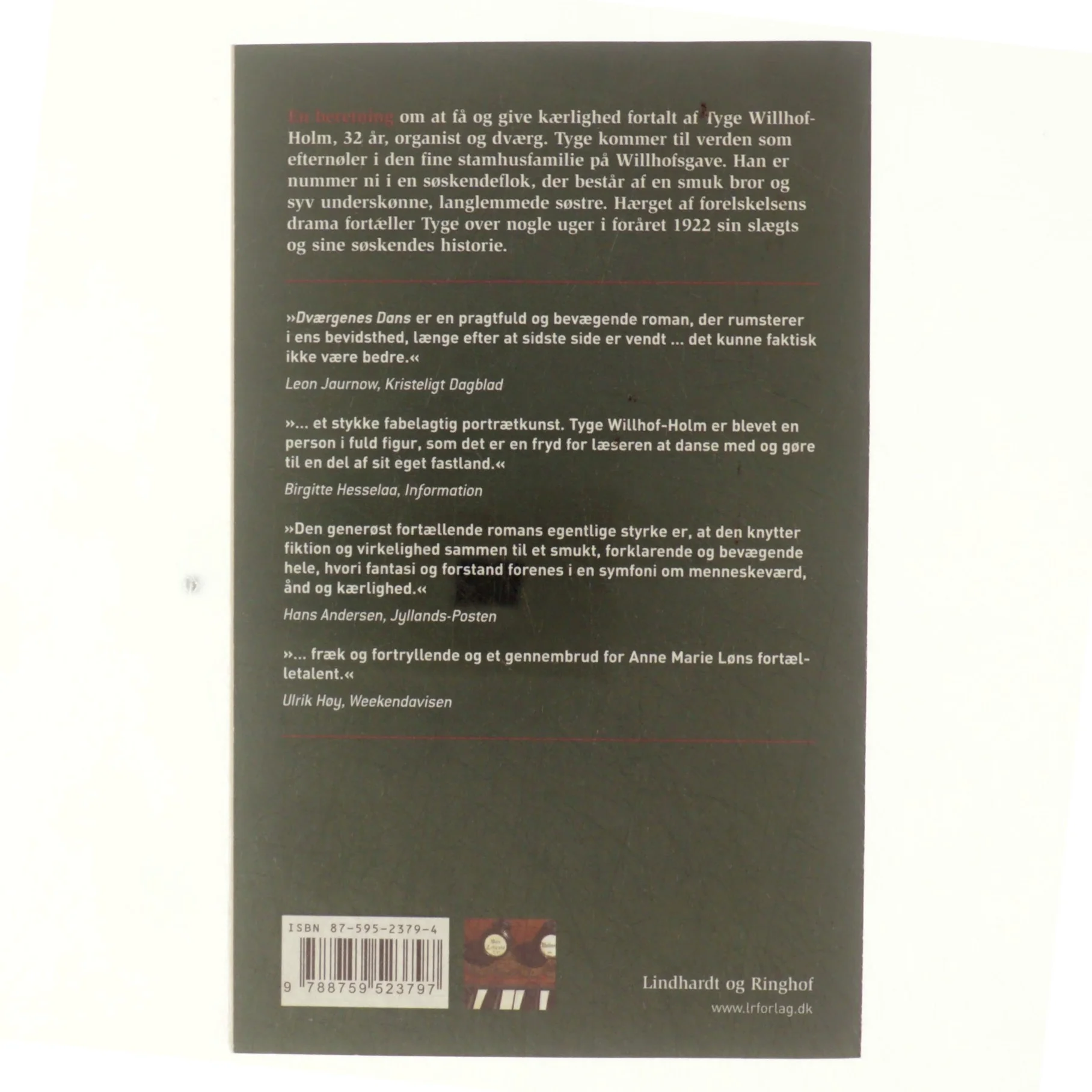 Dværgenes dans af Anne Marie Løn (Bog)