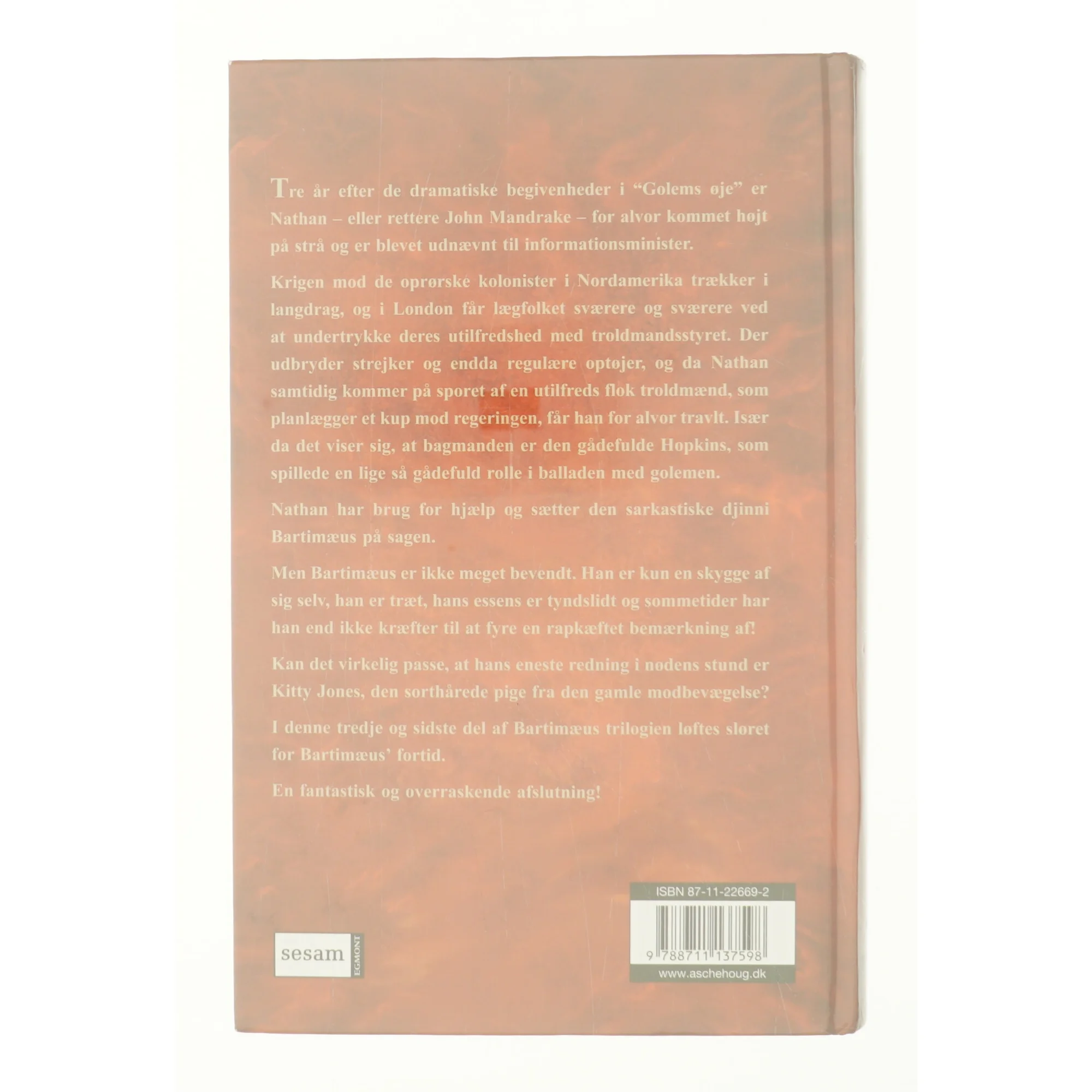 Ptholemæus porten af Jonathan Stroud