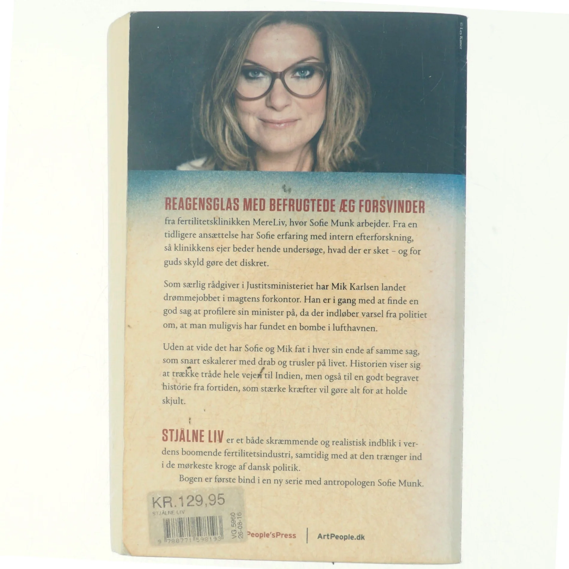 Stjålne liv : spændingsroman af Helle Vincentz (Bog)