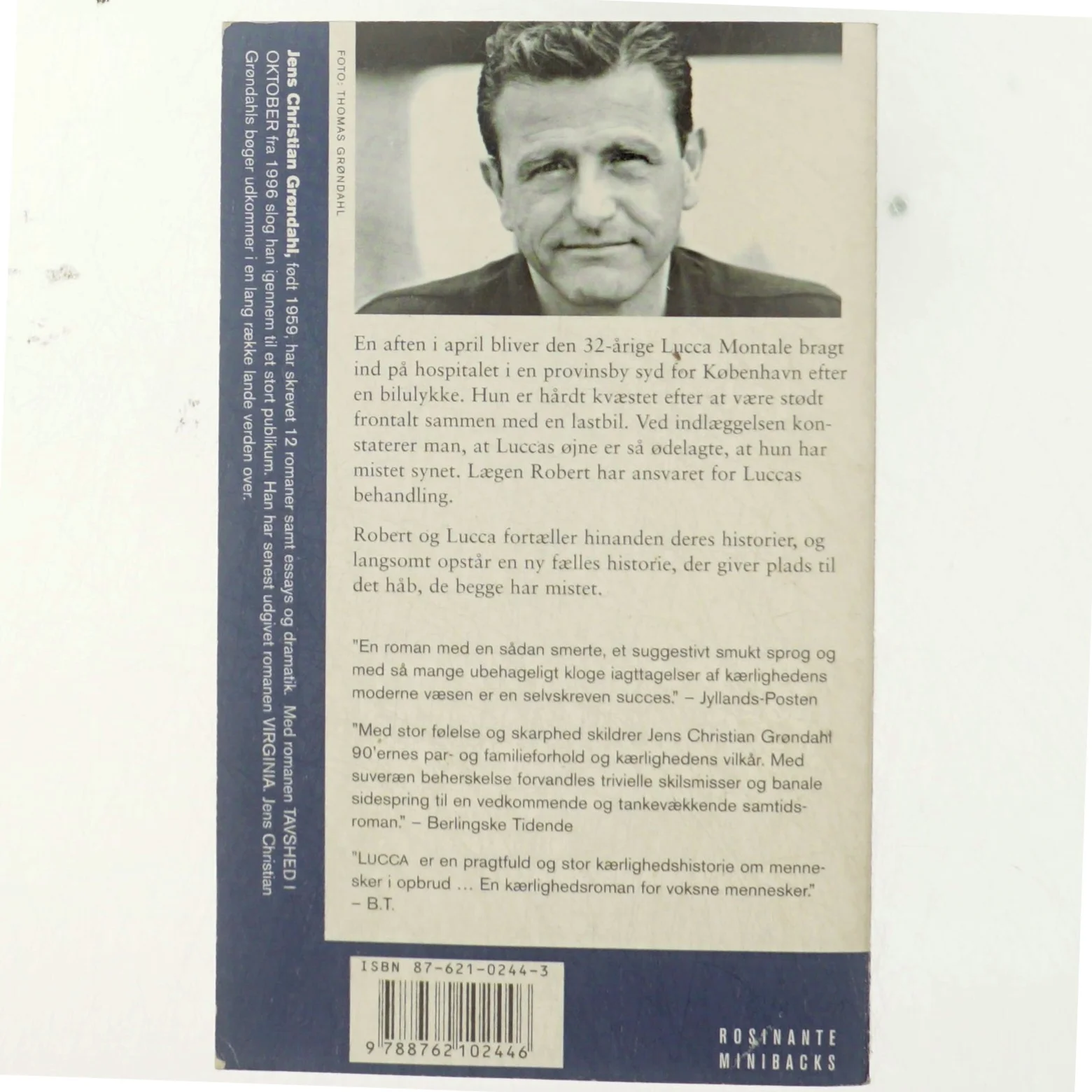 Lucca af Jens Christian Grøndahl (Bog)