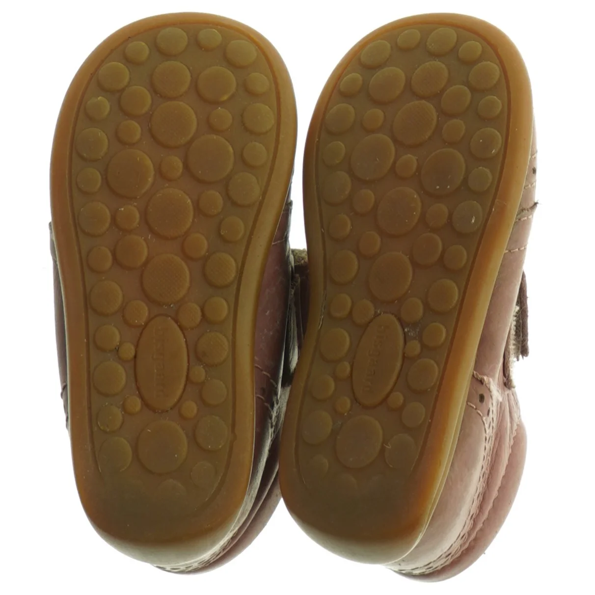 Rosa børne lædersko