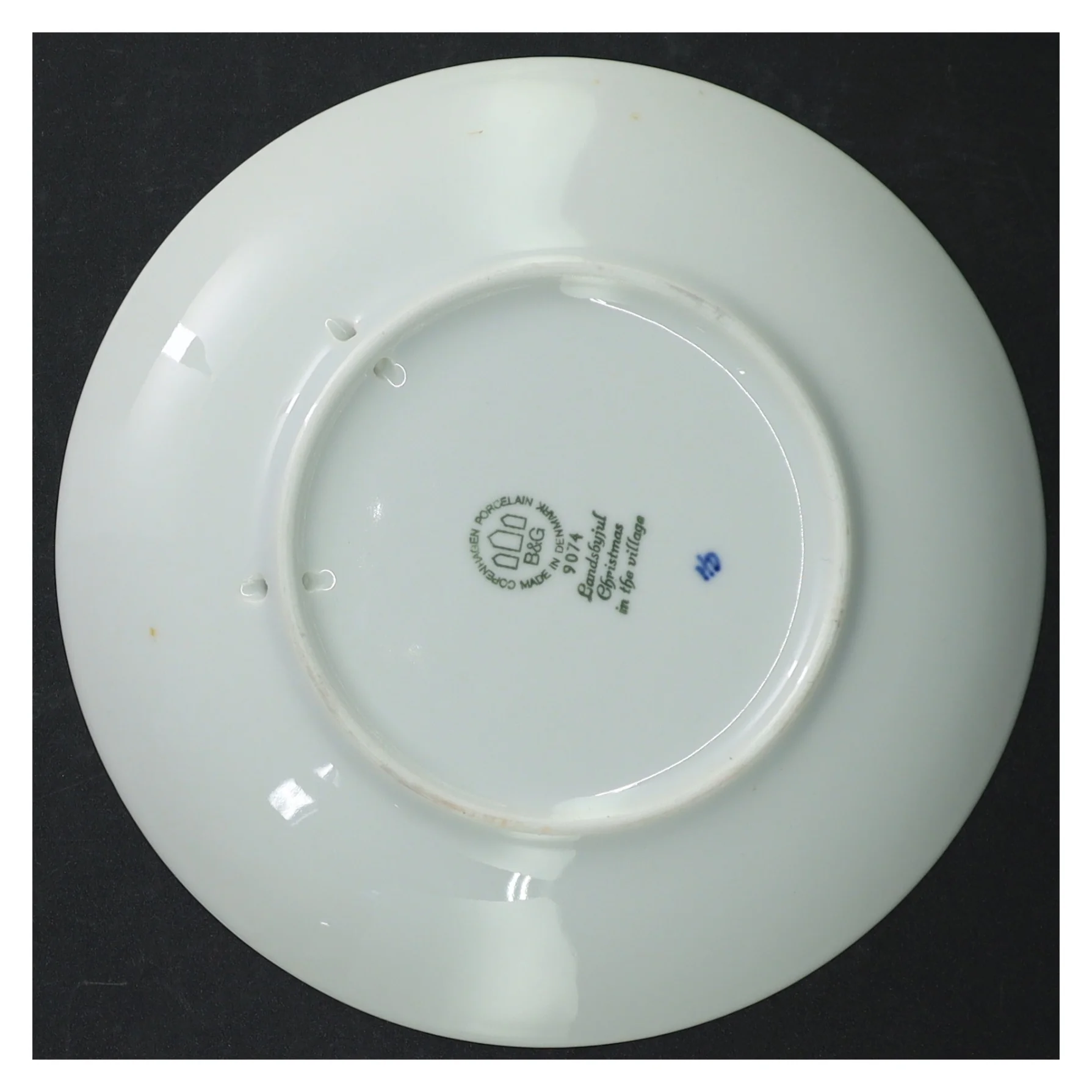 Juleplatte royal copenhagen fra 1974