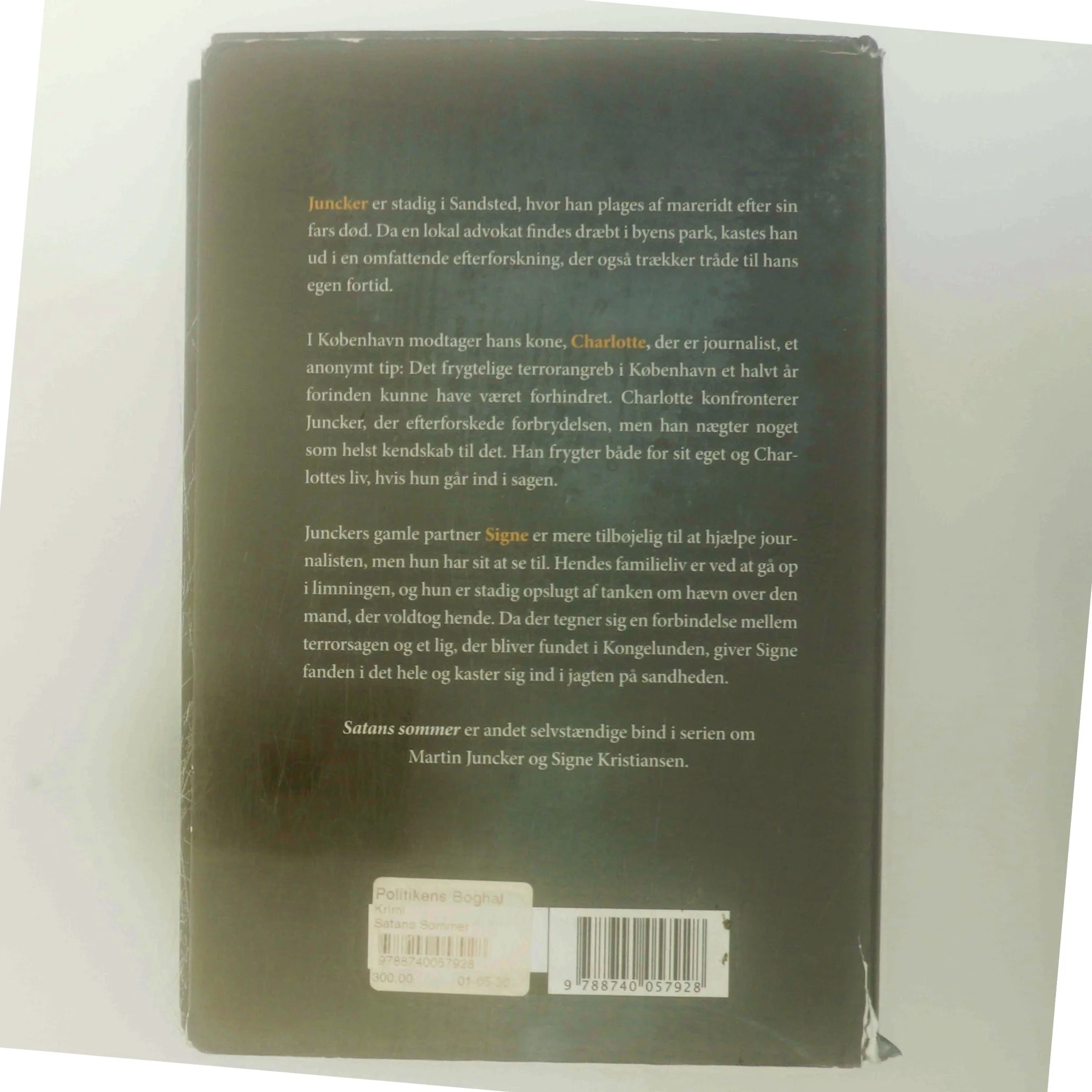 SIGNERET Satans sommer : krimi af Kim Faber (Bog)