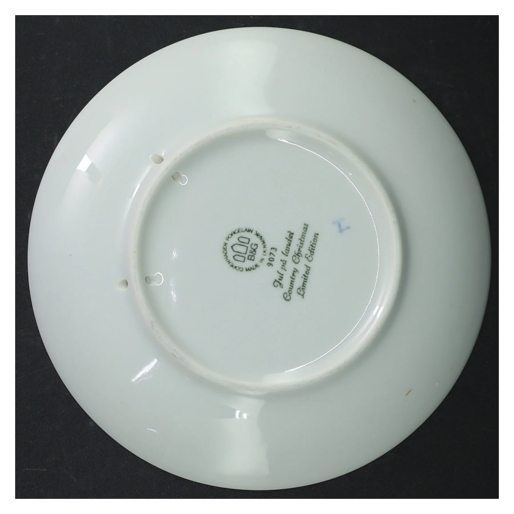 Juleplatte royal copenhagen  fra 1973