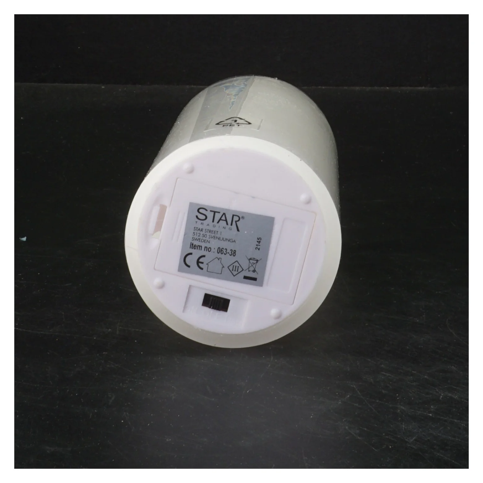 UBRUGT LED stearinlys fra Star Trading (str. 15 cm)