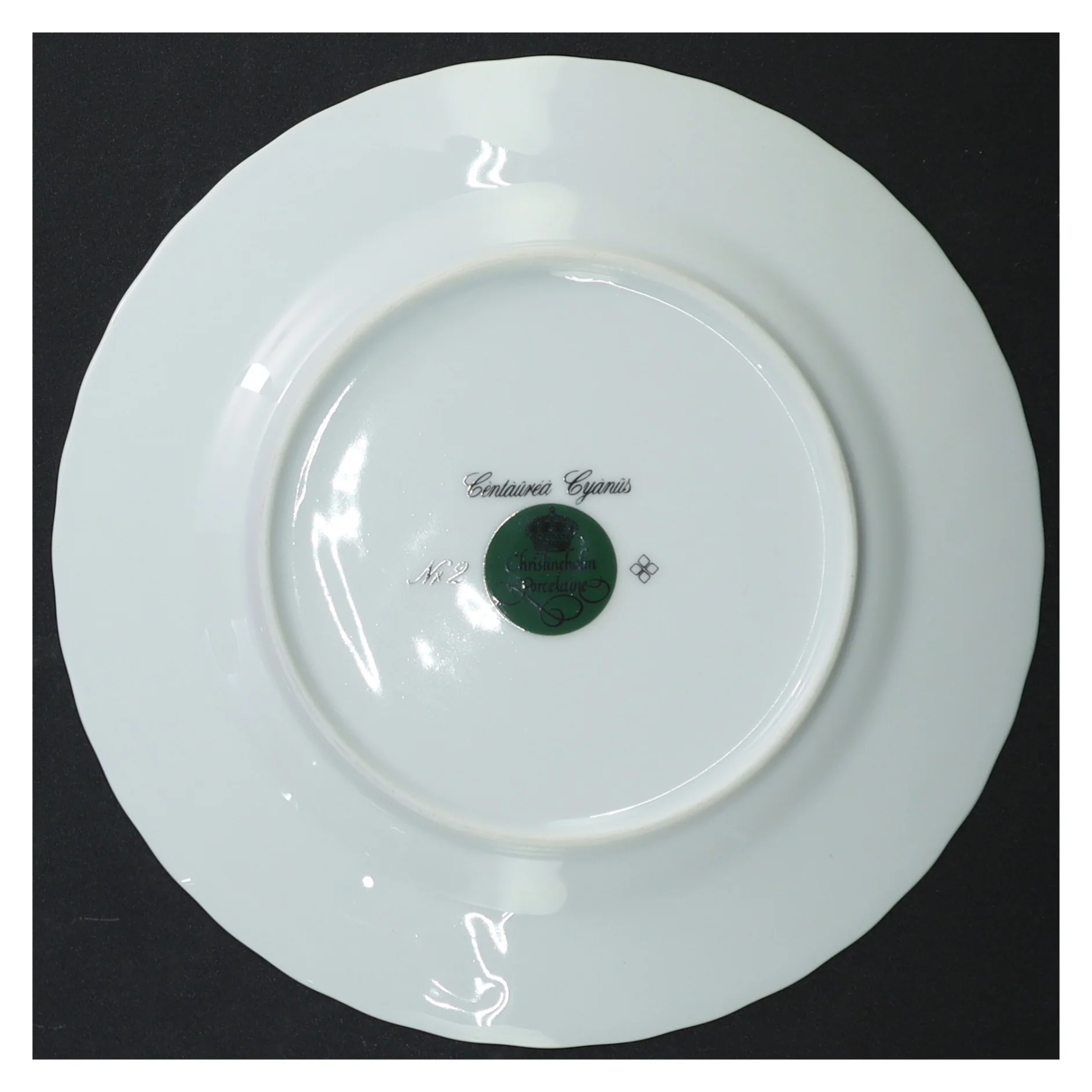 Tallerkener (4 stk) fra Christineholm Porcelaine (str. Ø 19,5 cm)