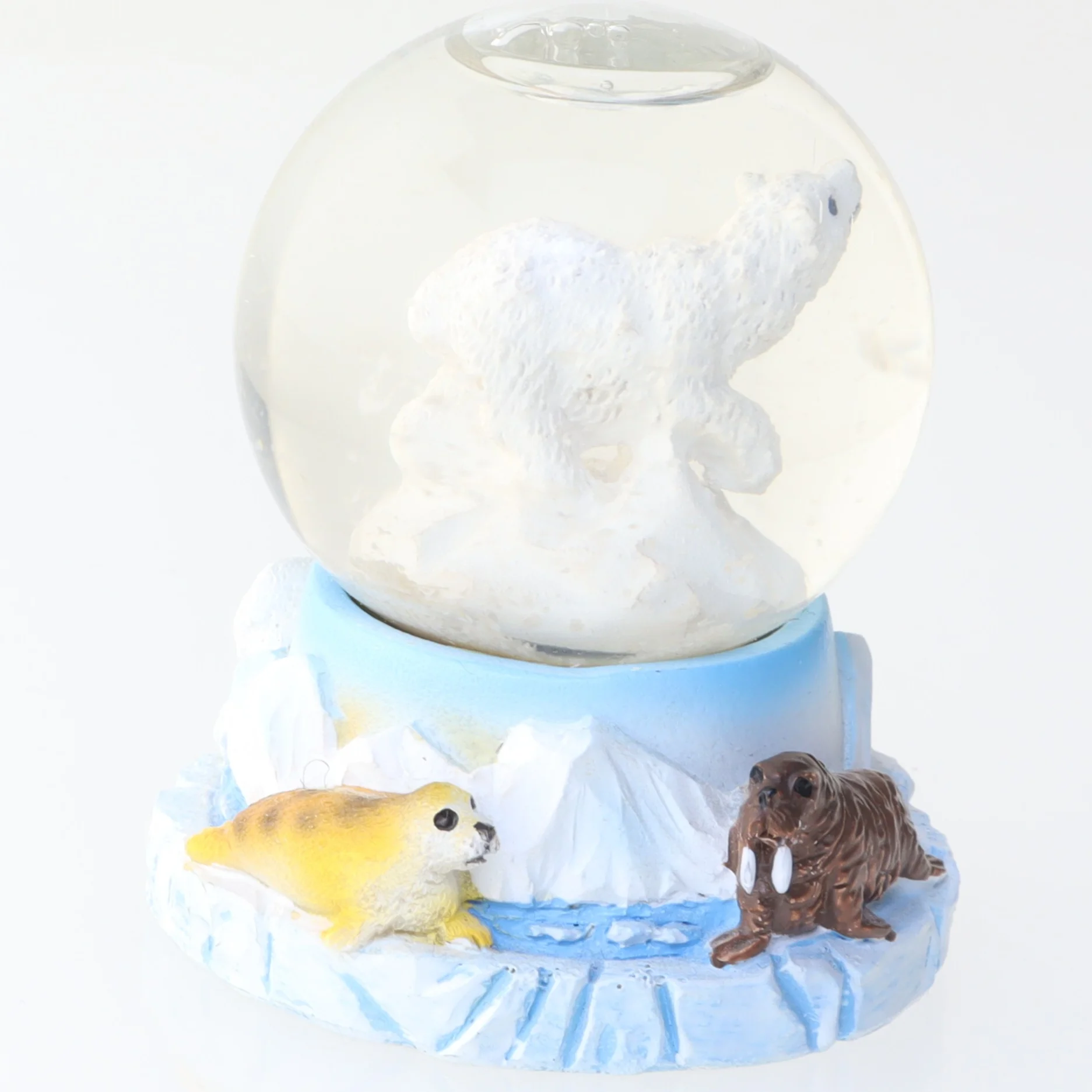 Sneglobe med polar motiver (str. 6,5 cm)